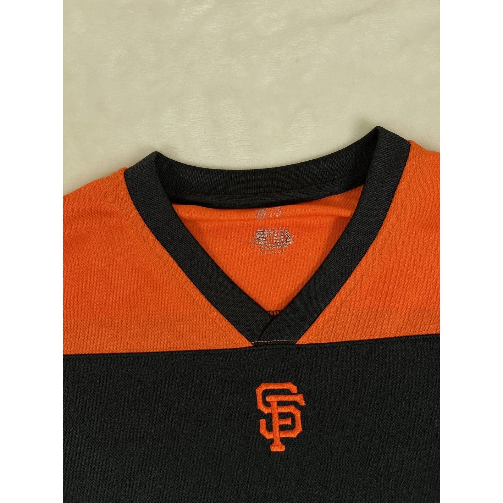 Other Vintage San Francisco Giants V-Neck Shirt Embroidered Center Size US XL / EU 56 / 4 - 4 Thumbnail