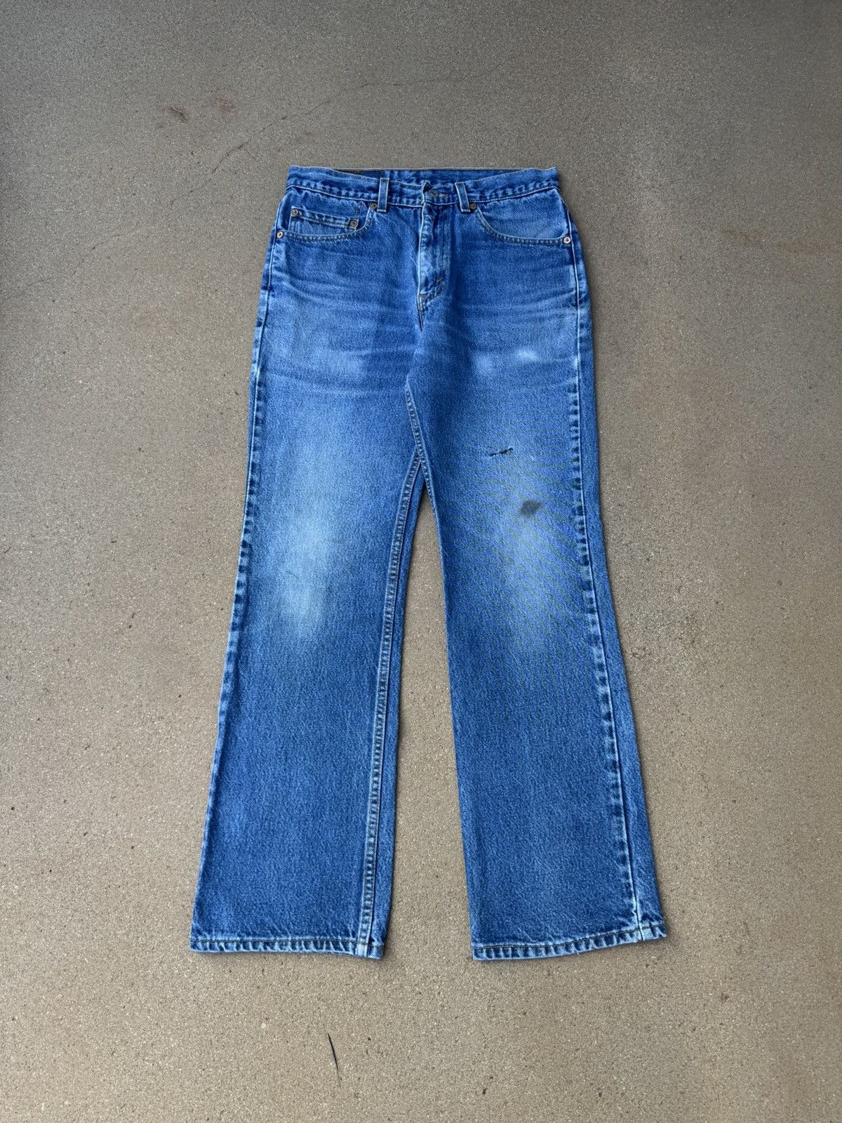 Levi's Vtg 90’s Levi’s 517 Red Tab Bootcut Flare Denim Jeans 30x30 Size US 30 / EU 46 - 1 Thumbnail