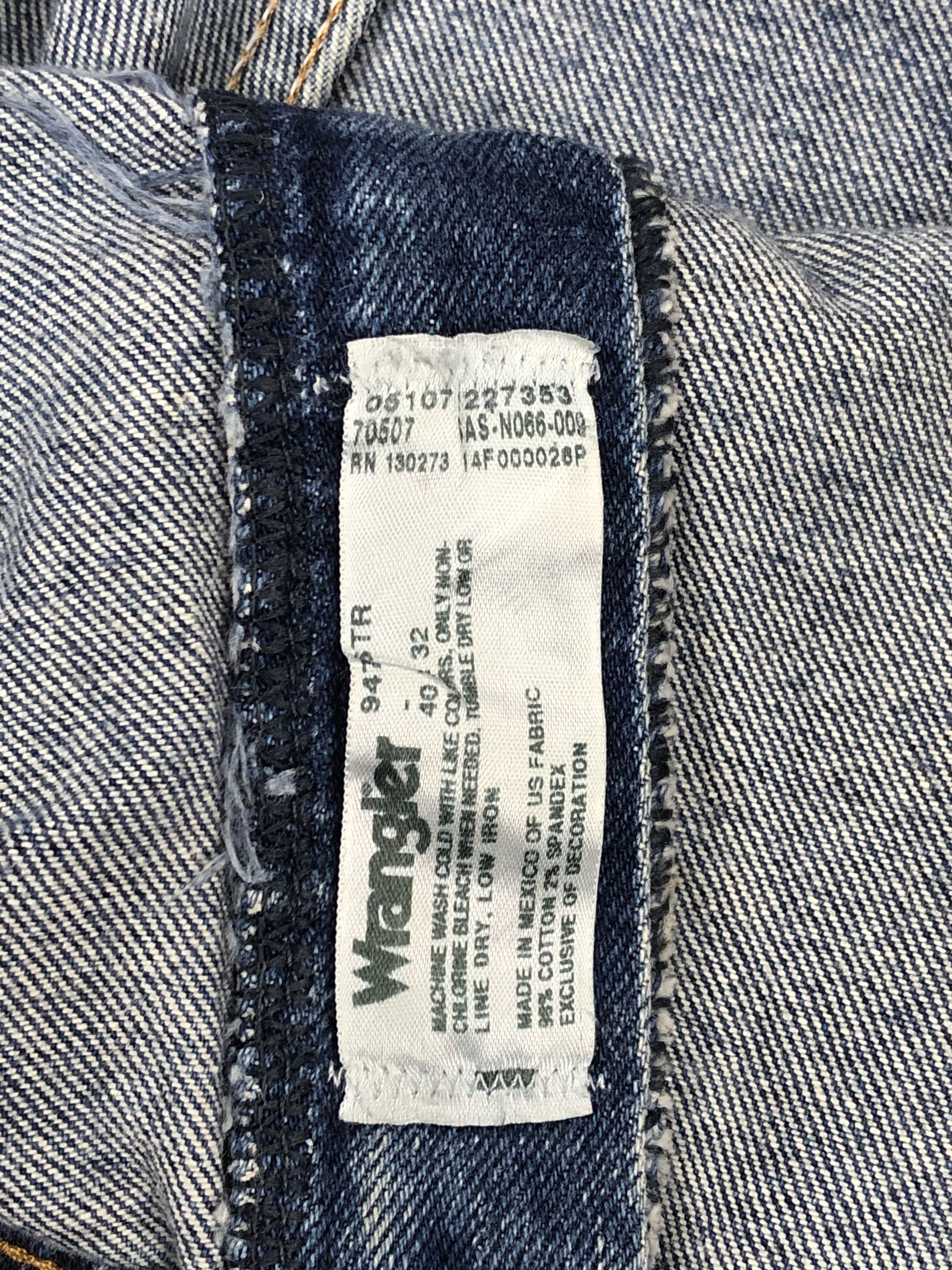 Vintage Vintage Wrangler Faded Blue Jeans DP1479 Size US 40 / EU 56 - 8 Thumbnail