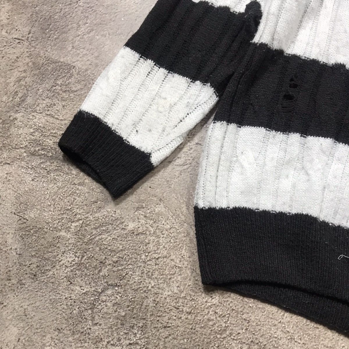 Vintage Vintage Y2K ABSTRACT FURRY MOHAIR SWEATER Knitted Oversized Size M / US 6-8 / IT 42-44 - 4 Thumbnail