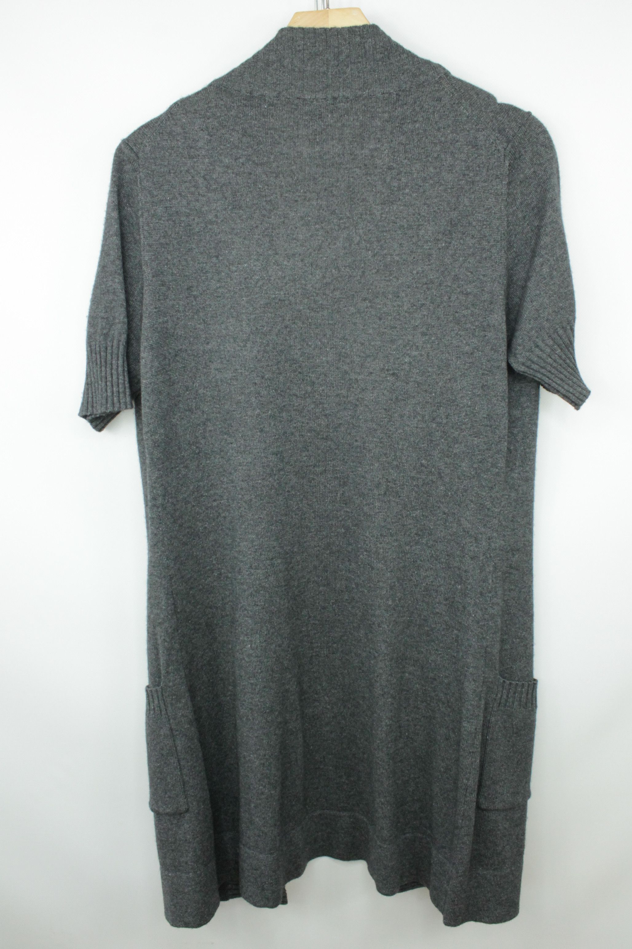 Other Cashmere Collection Long Cashmere Silk Gray Cardigan Size M / US 6-8 / IT 42-44 - 5 Thumbnail