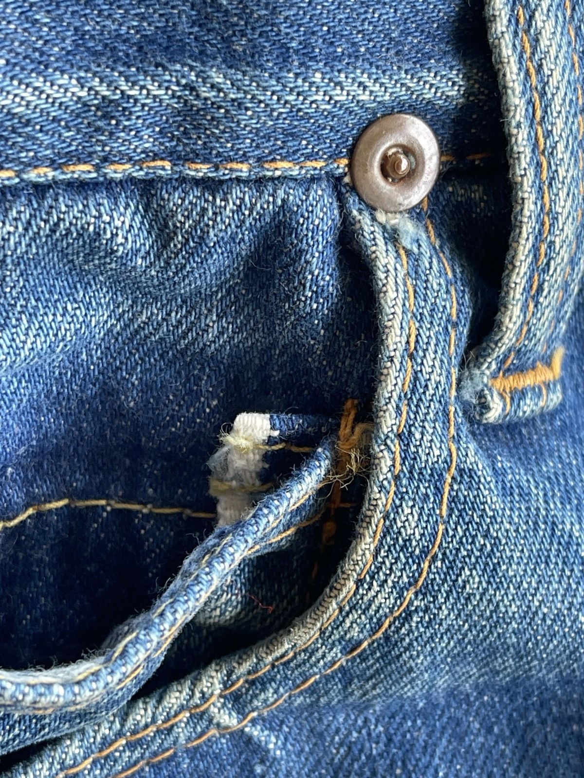 Vintage Vintage Stevens Dirty Distressed Flared Jeans Size US 28 / EU 44 - 13 Thumbnail