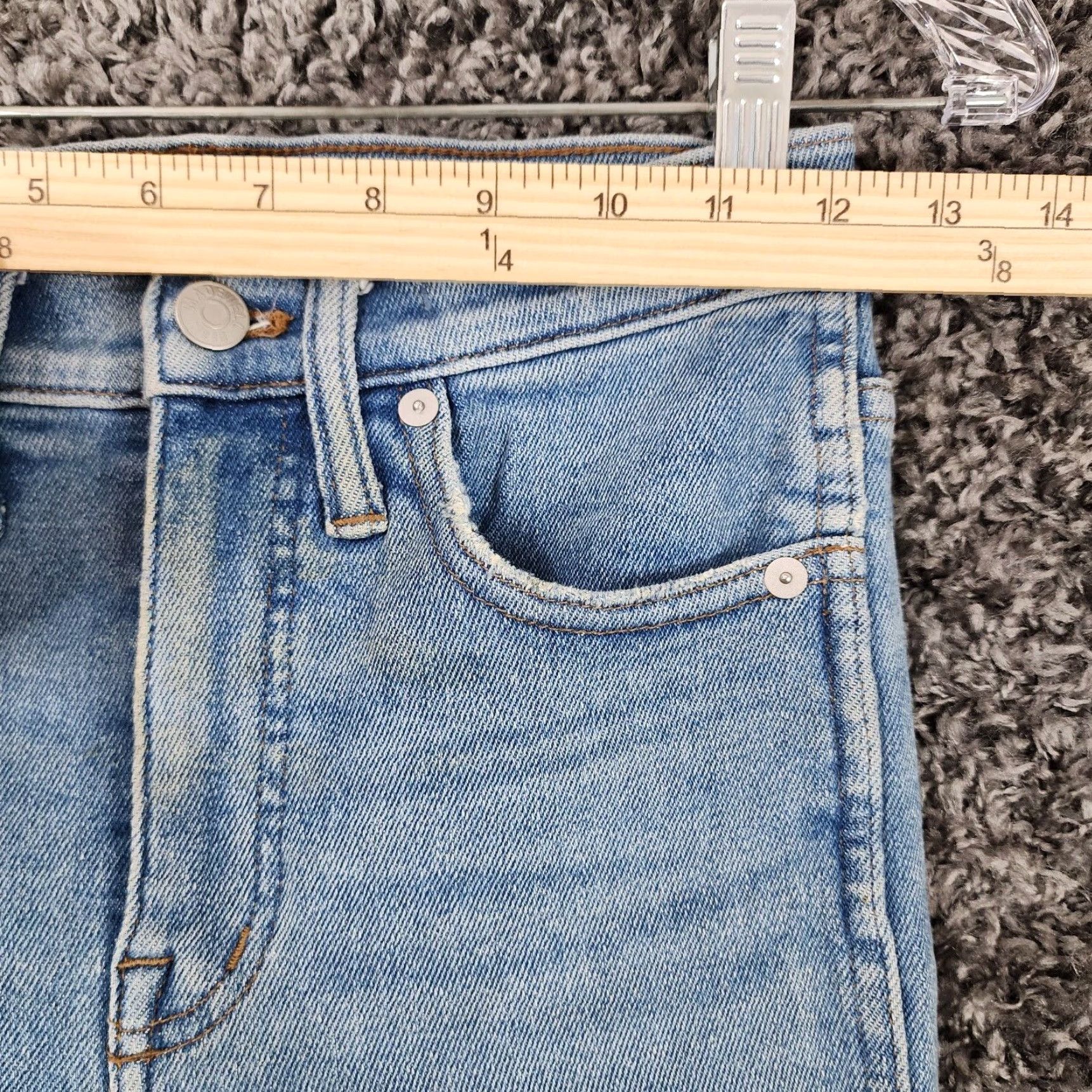 Madewell Madewell Jeans Women 24 Skinny High Rise 10" Blue Denim Womens Size 42" / US 20 - 5 Thumbnail