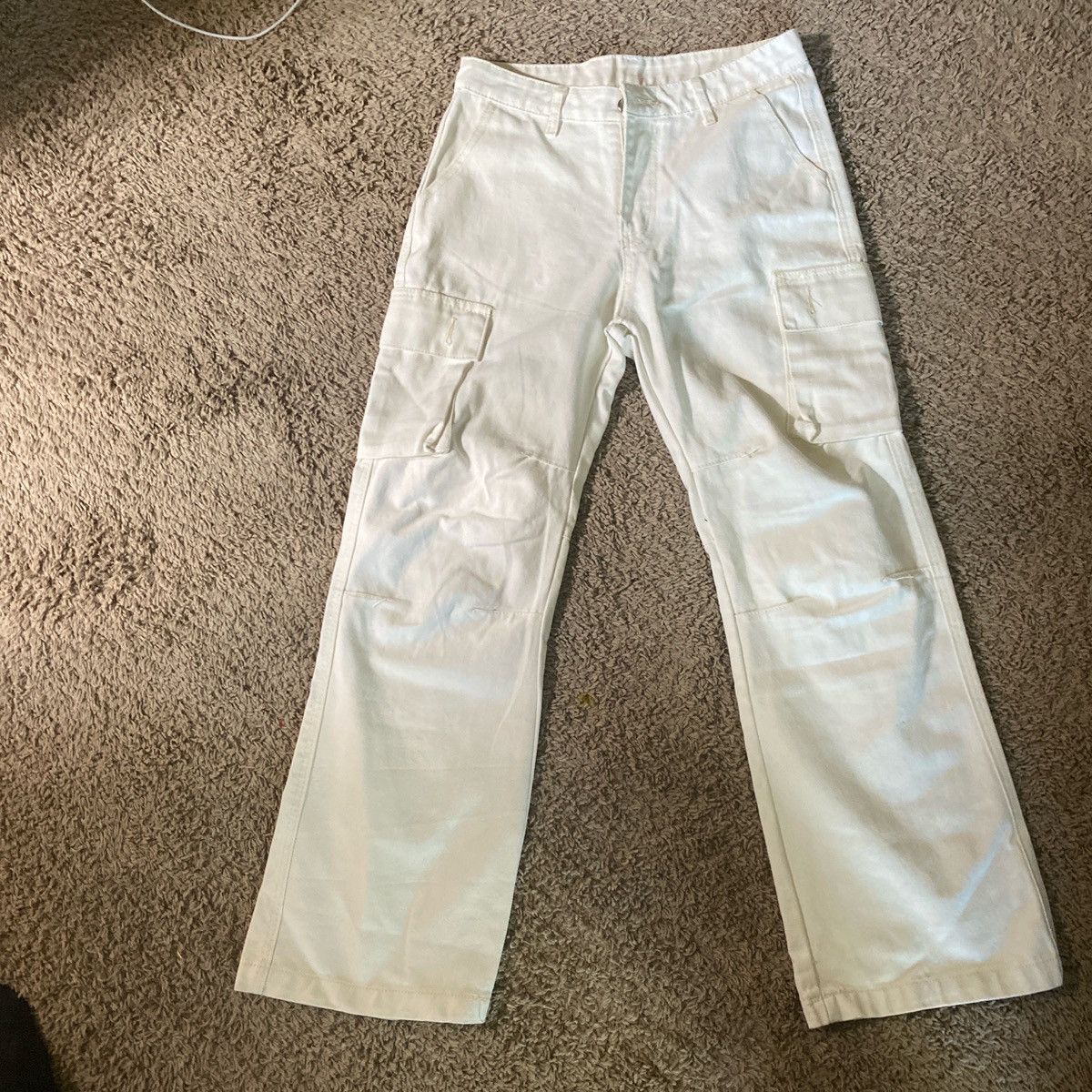 Other White cargo pants with relaxed fit Size US 32 / EU 48 - 1 Thumbnail