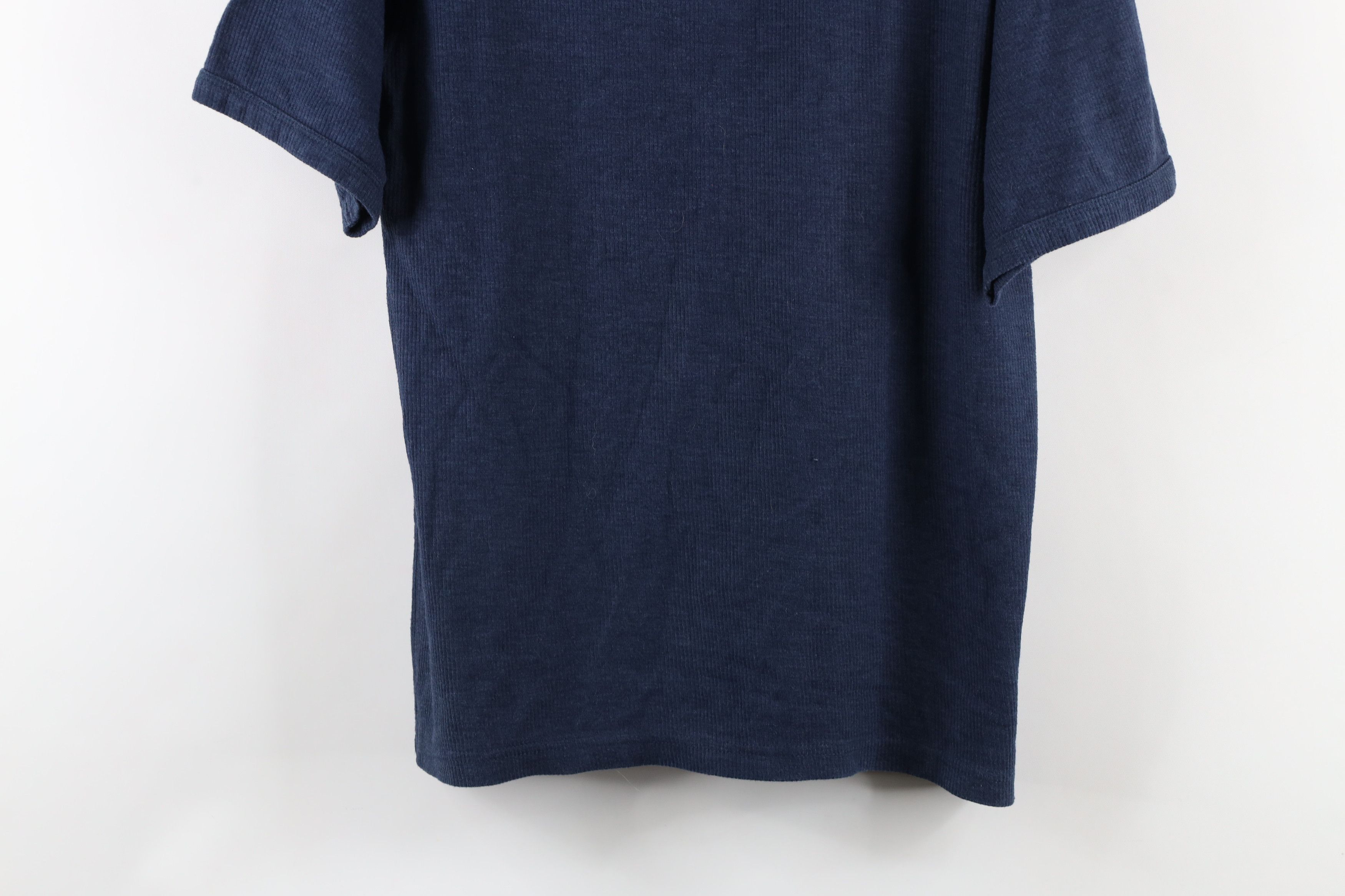 Vintage Vintage 90s Streetwear Knit Short Sleeve Ringer T-Shirt Size US L / EU 52-54 / 3 - 3 Thumbnail