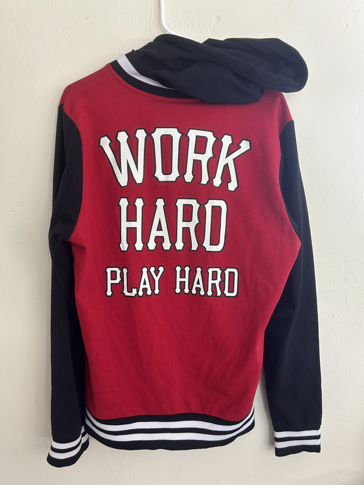 Wiz Khalifa 2012 Wiz Khalifa Work Hard Play Hard Varsity Jacket Size US L / EU 52-54 / 3 - 2 Thumbnail