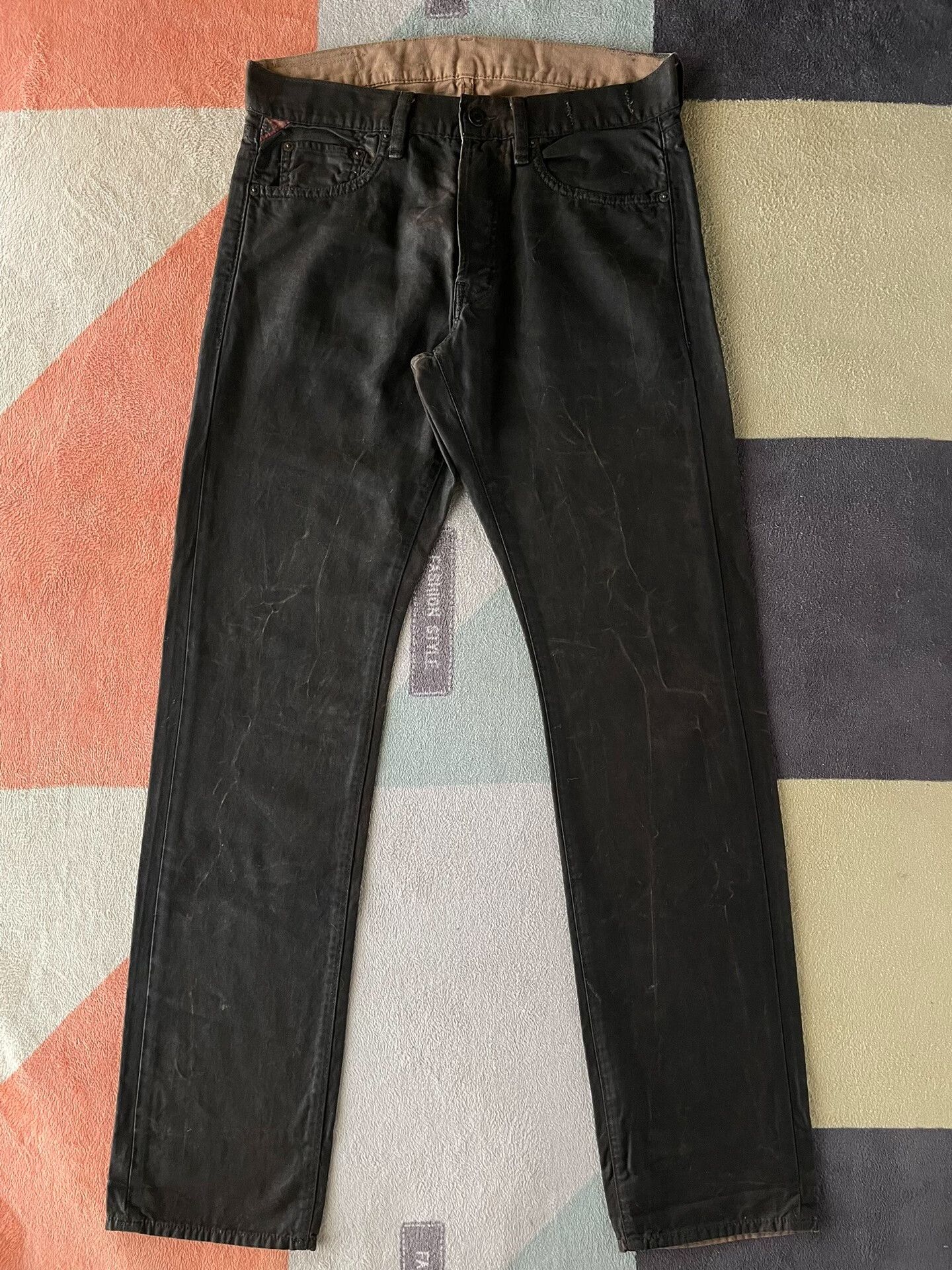 Denim & Supply Ralph Lauren Ralph Lauren Denim Supply Coated Canvas Pants Size US 29 - 1 Thumbnail