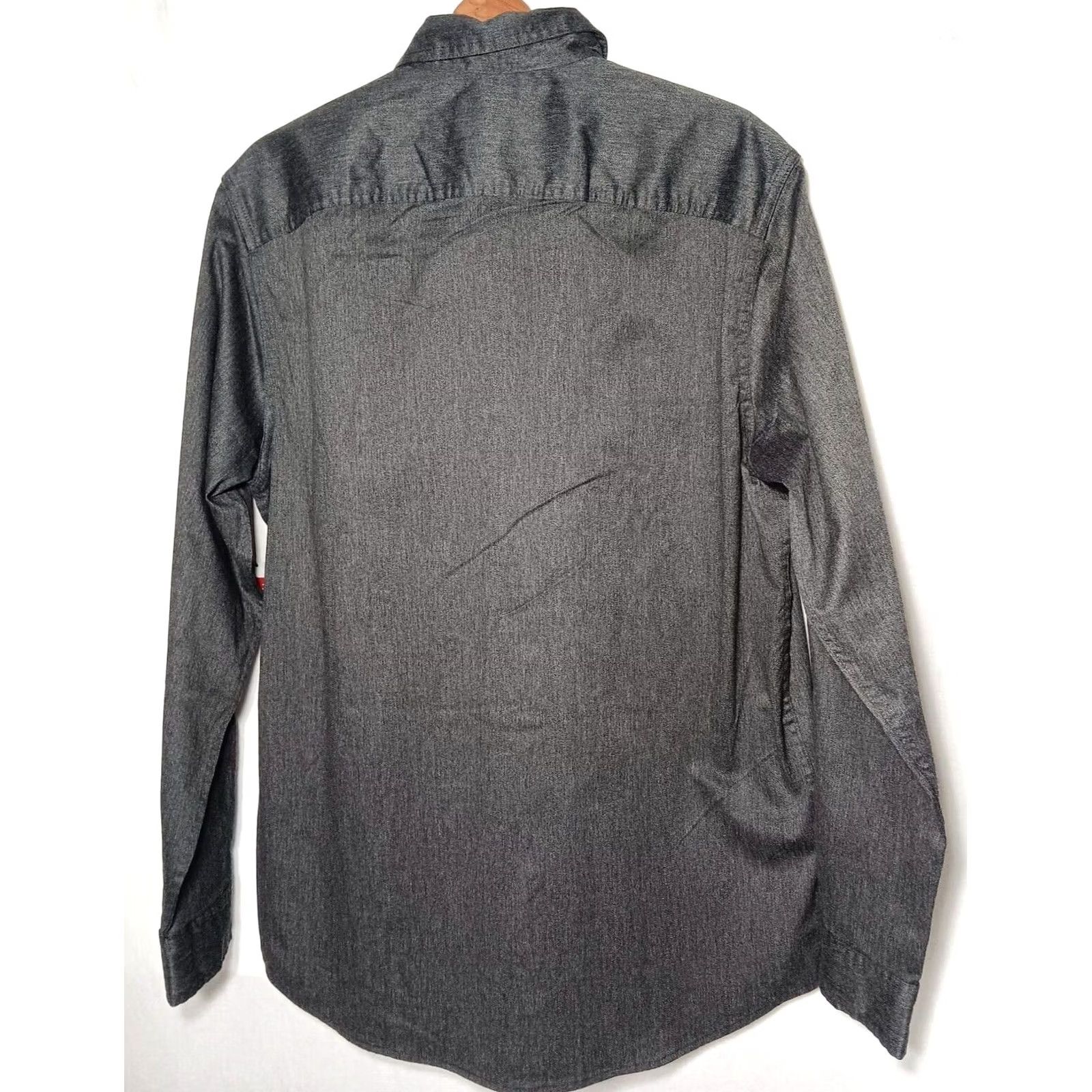 Wrangler Wrangler Shirt M Long Sleeve Gray Flex Woven Button Up Workwear New Size US M / EU 48-50 / 2 - 2 Thumbnail