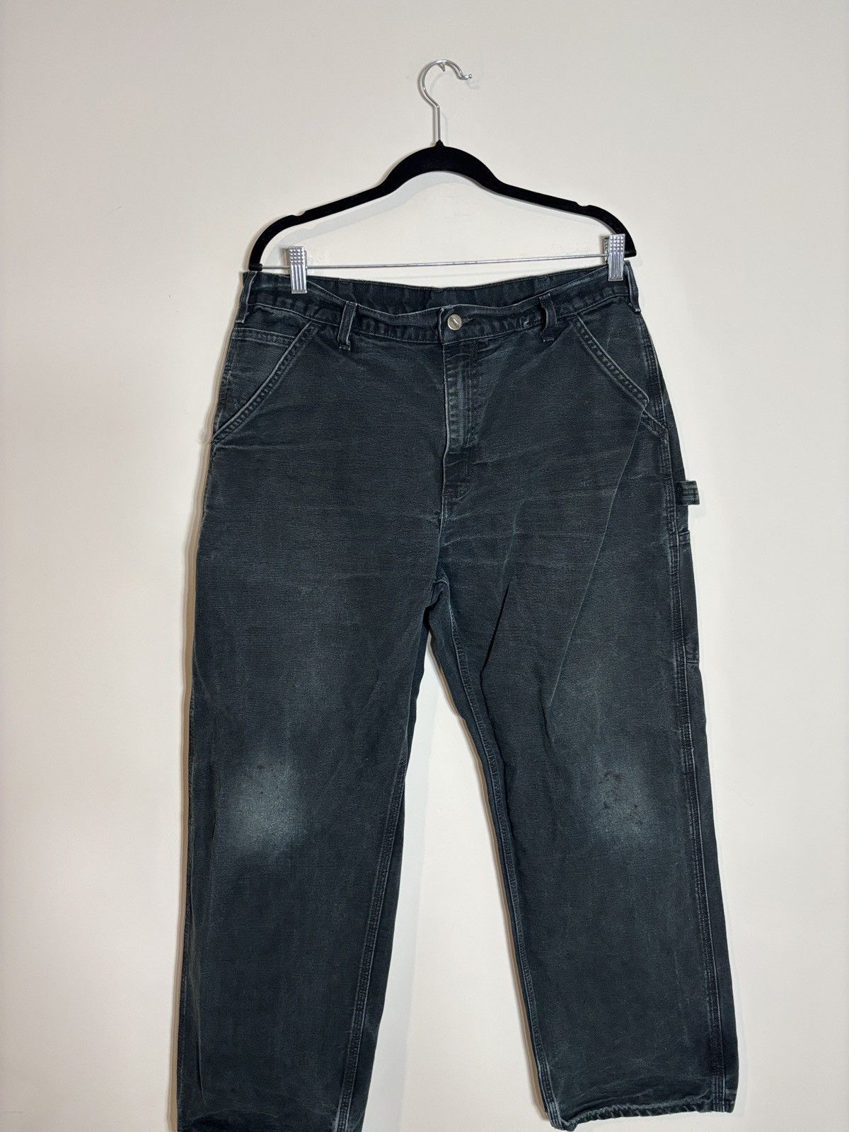 Carhartt Vintage Carhartt Carpenter Pants B11 Black Size US 35 - 2 Thumbnail