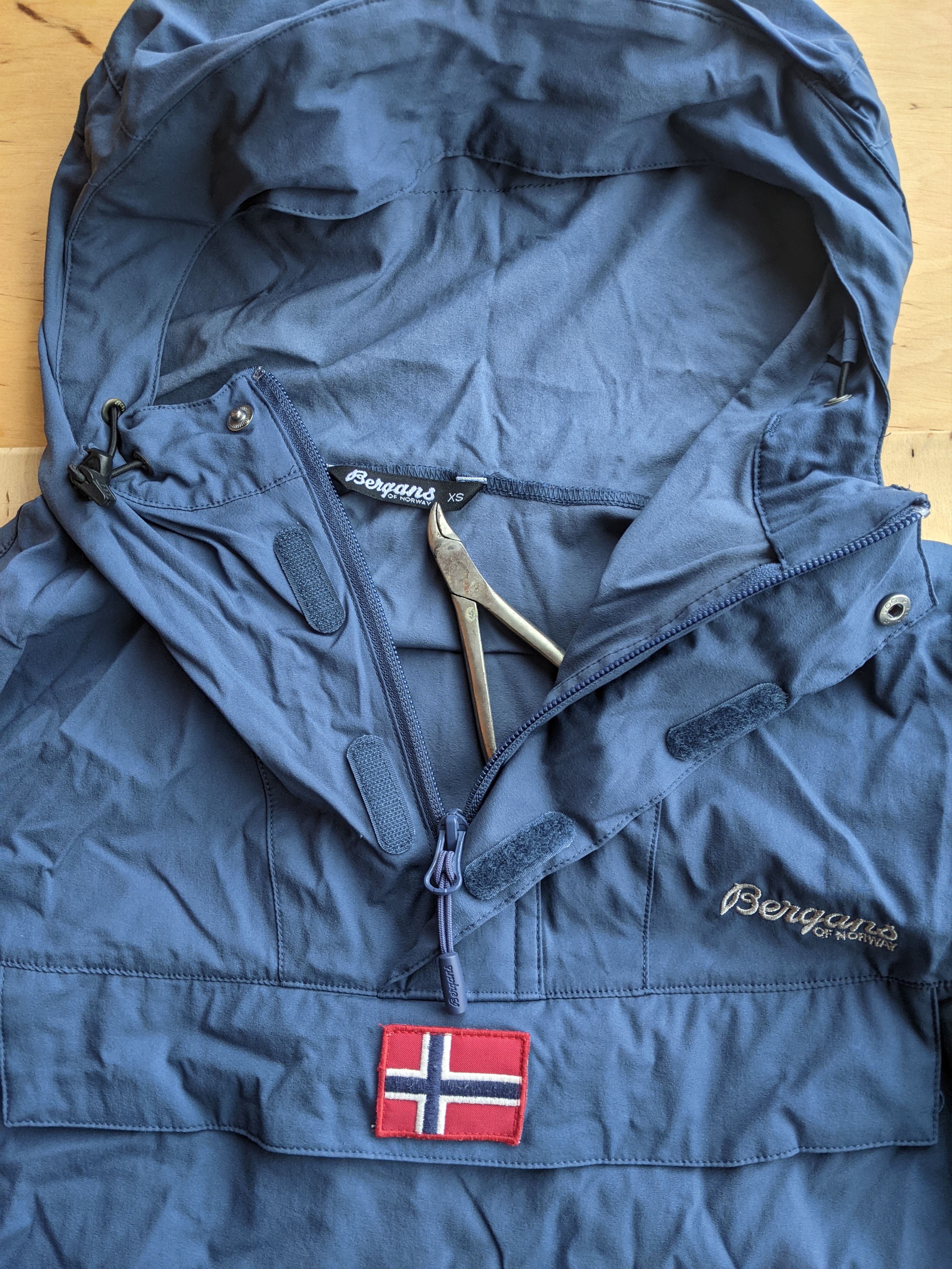Bergans of Norway Bergans Hoodie Jacket Rab Arcteryx On Napapijri Patagonia Size US XS / EU 42 / 0 - 9 Thumbnail