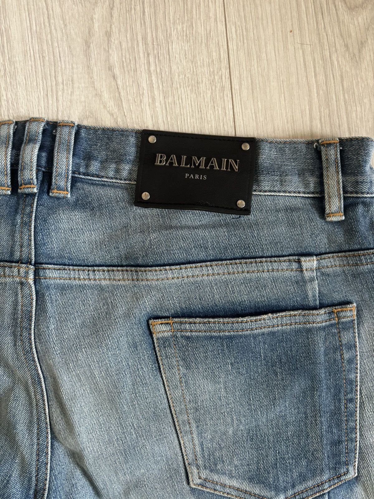 Balmain Balmain biker jeans. Size US 34 / EU 50 - 3 Thumbnail