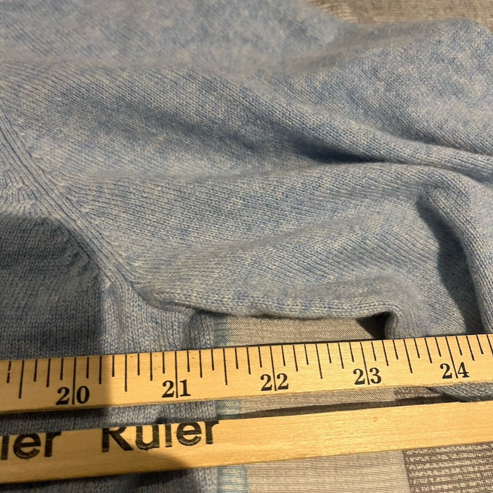Neiman Marcus Neiman Marcus 100% cloud cashmere men's XL 1/4 blue sweater Size US XL / EU 56 / 4 - 5 Thumbnail