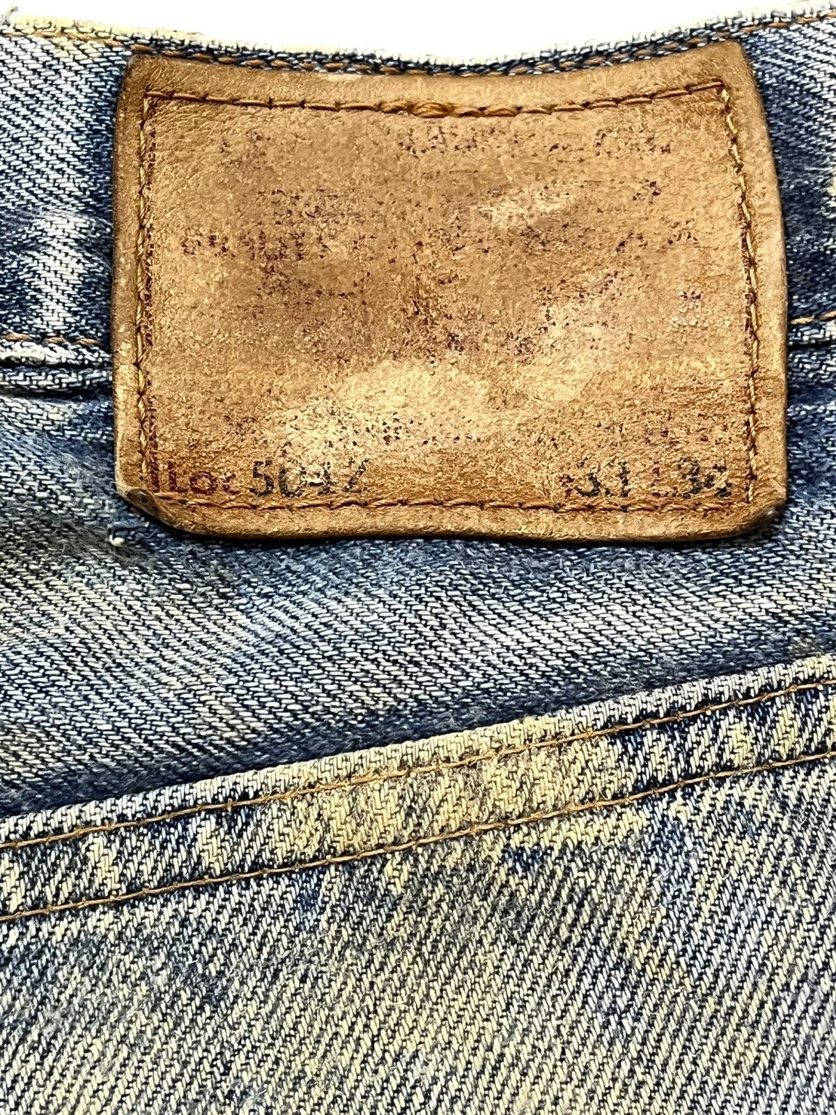 Levi's Vintage Clothing Vintage Levi’s 504 Big E Selvedge Mudwash Denim Size US 31 - 8 Thumbnail