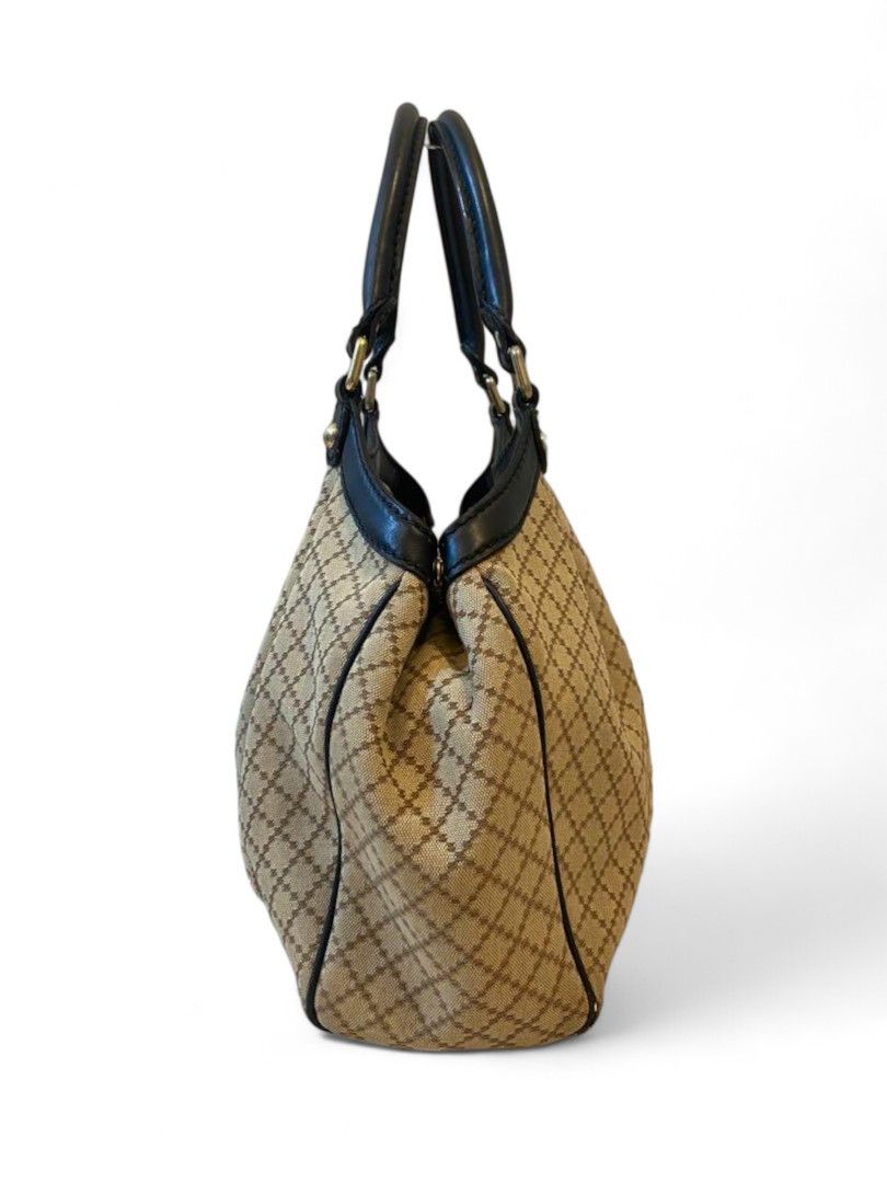 Gucci Gucci - Diamant Sukey Interlocking Monogram Beige Brown Size ONE SIZE - 4 Thumbnail