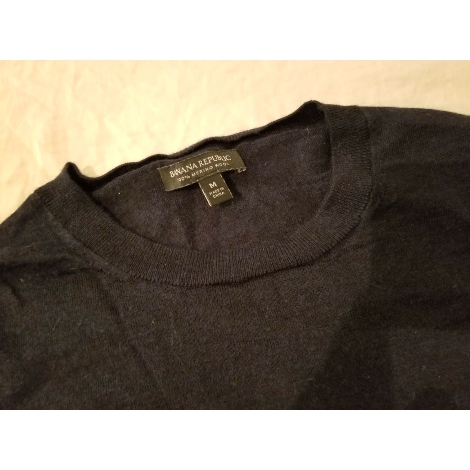 Banana Republic Banana Republic Wool Sweater M Medium Navy Blue Crew Mens Pullover Size M Blue Wool Sweater Banana Republic Men Size US M / EU 48-50 / 2 - 2 Thumbnail