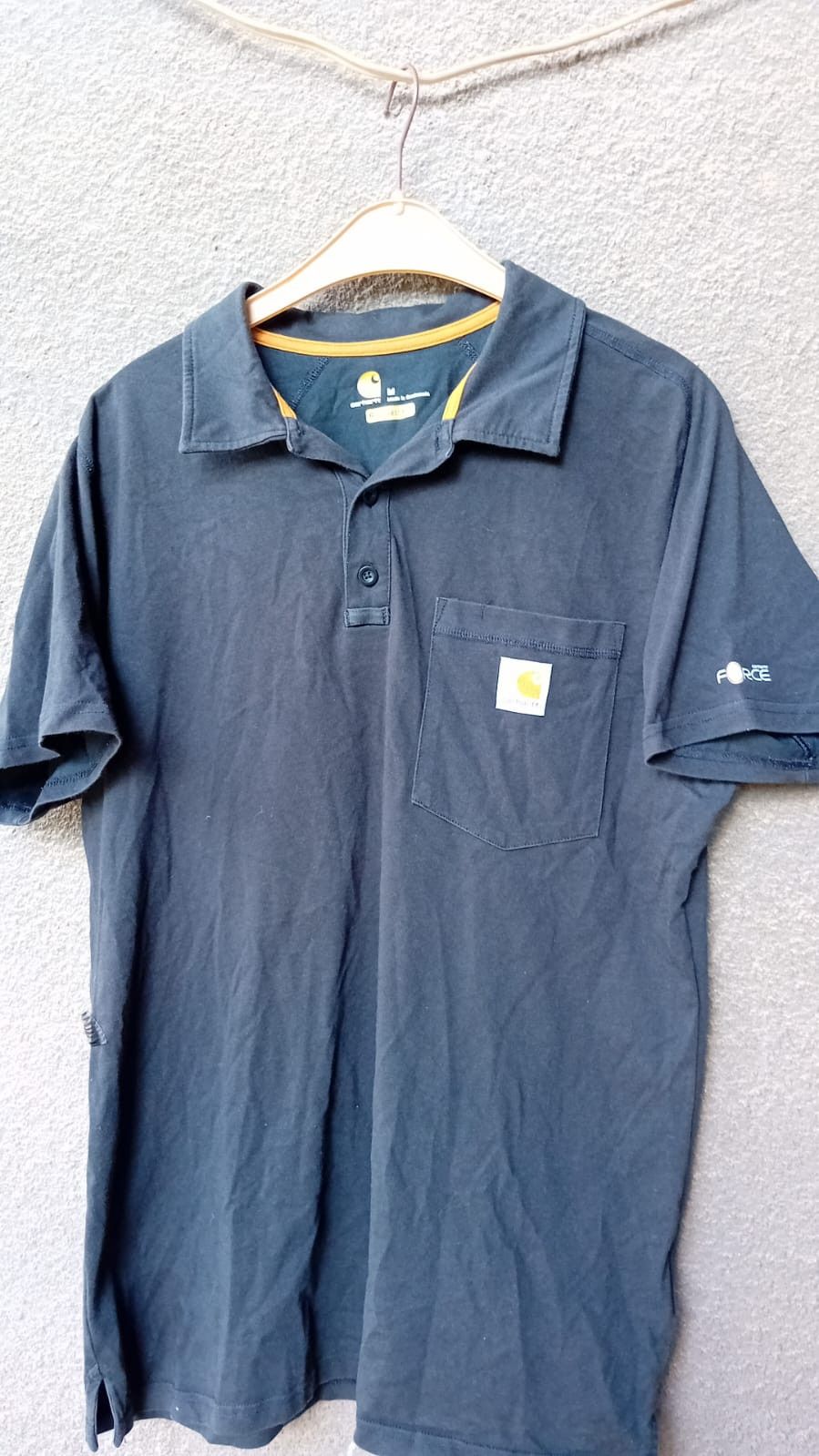 Carhartt Carhartt Force Relaxed Fit Polo Shirt 103569 001 sz M Size US M / EU 48-50 / 2 - 2 Thumbnail