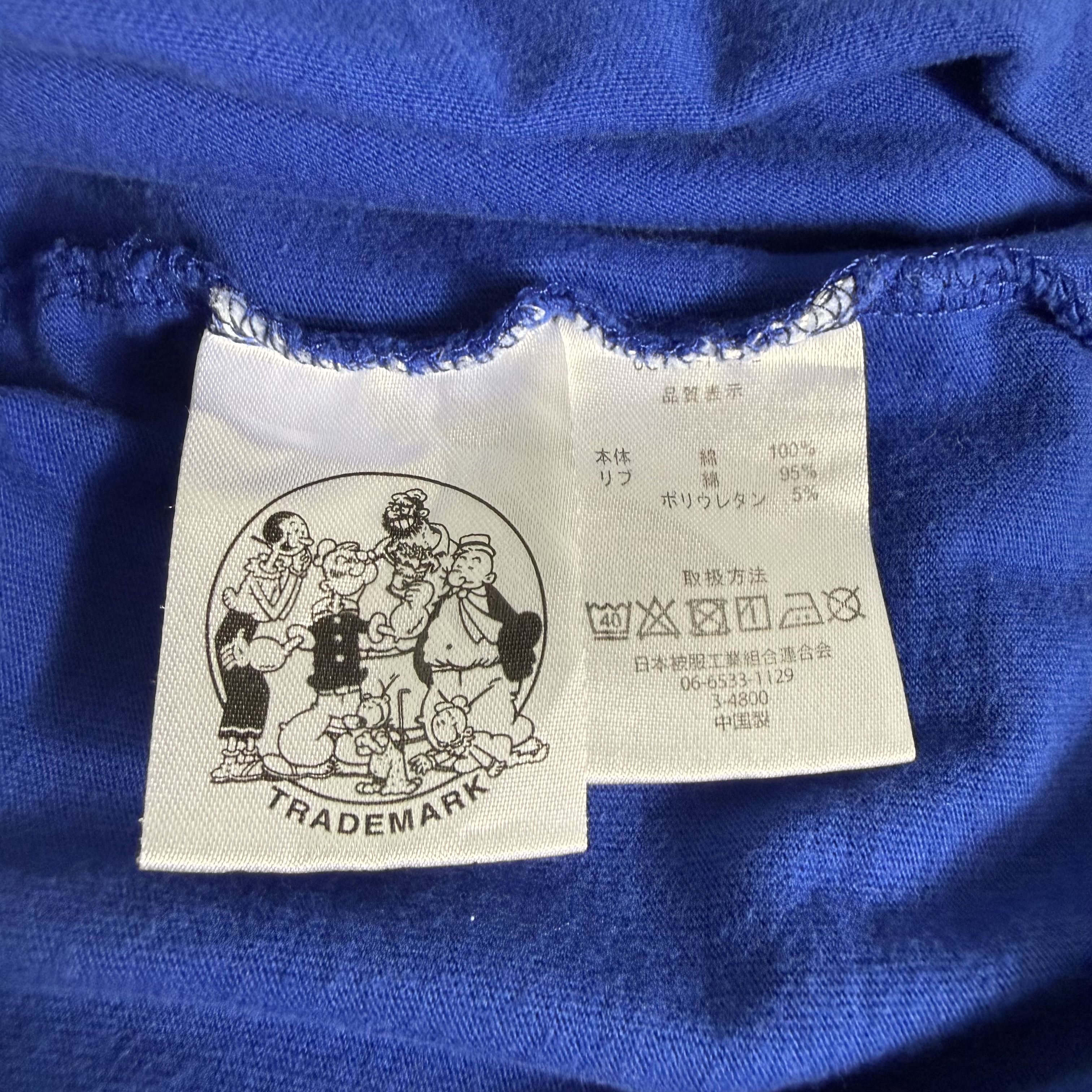 Cartoon Network 🔥RARE🔥Vintage Popeye & Olive Oyl Cartoon T-shirt Size US L / EU 52-54 / 3 - 5 Thumbnail