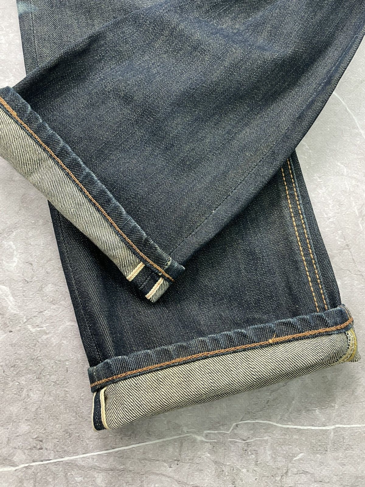 Edwin × Japanese Brand Vintage Edwin SK 505 SE Japan Flare selvage Jeans Size US 33 - 6 Thumbnail