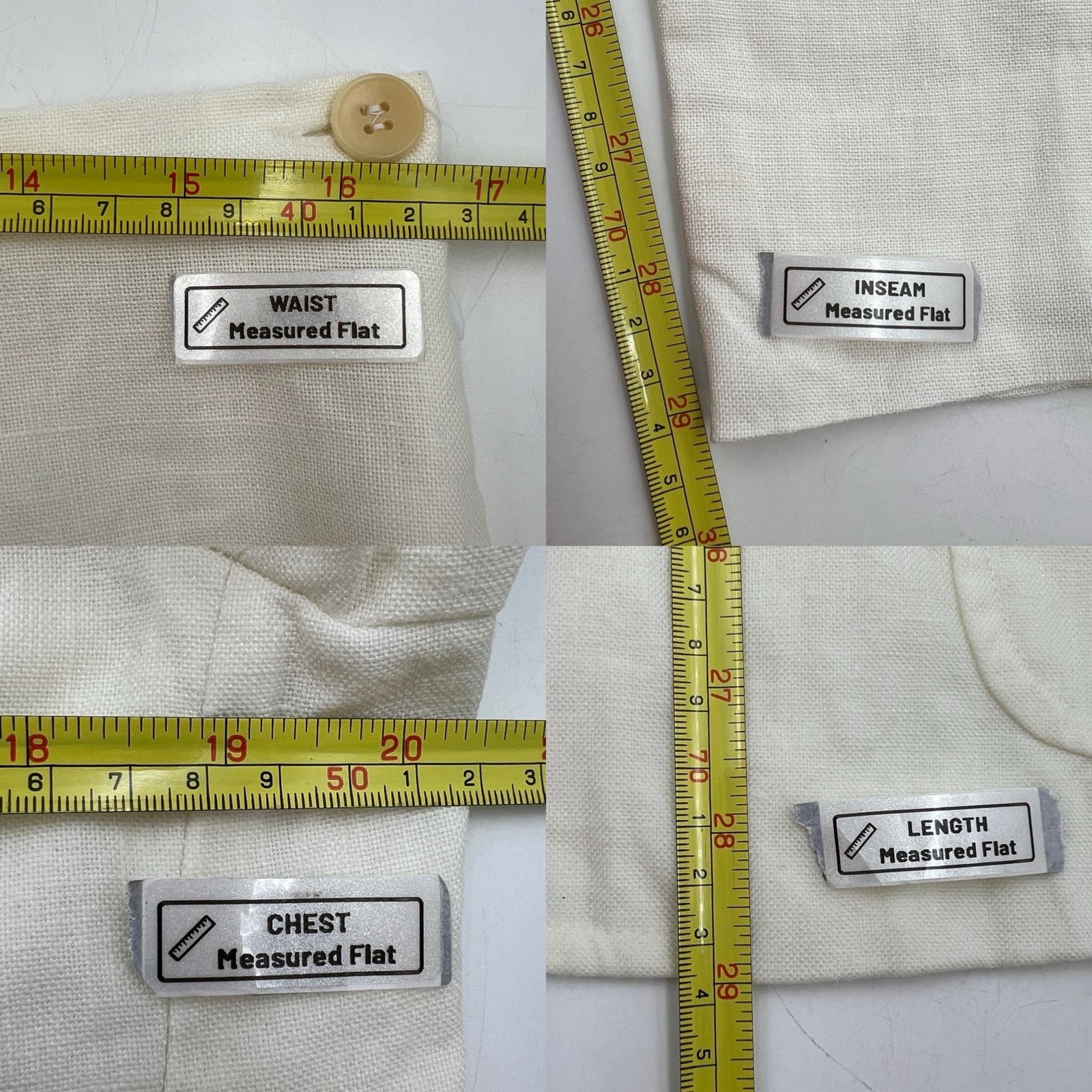 Weekend Max Mara Weekend Maxmara White Linen Suit Size XL / US 12-14 / IT 48-50 - 7 Thumbnail