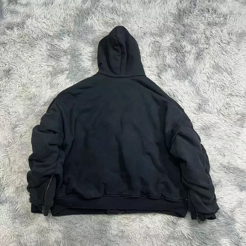 Balenciaga Balenciaga Cotton jacket bomber 23fw sporty B do old destr Size US XXS / EU 40 - 2 Thumbnail
