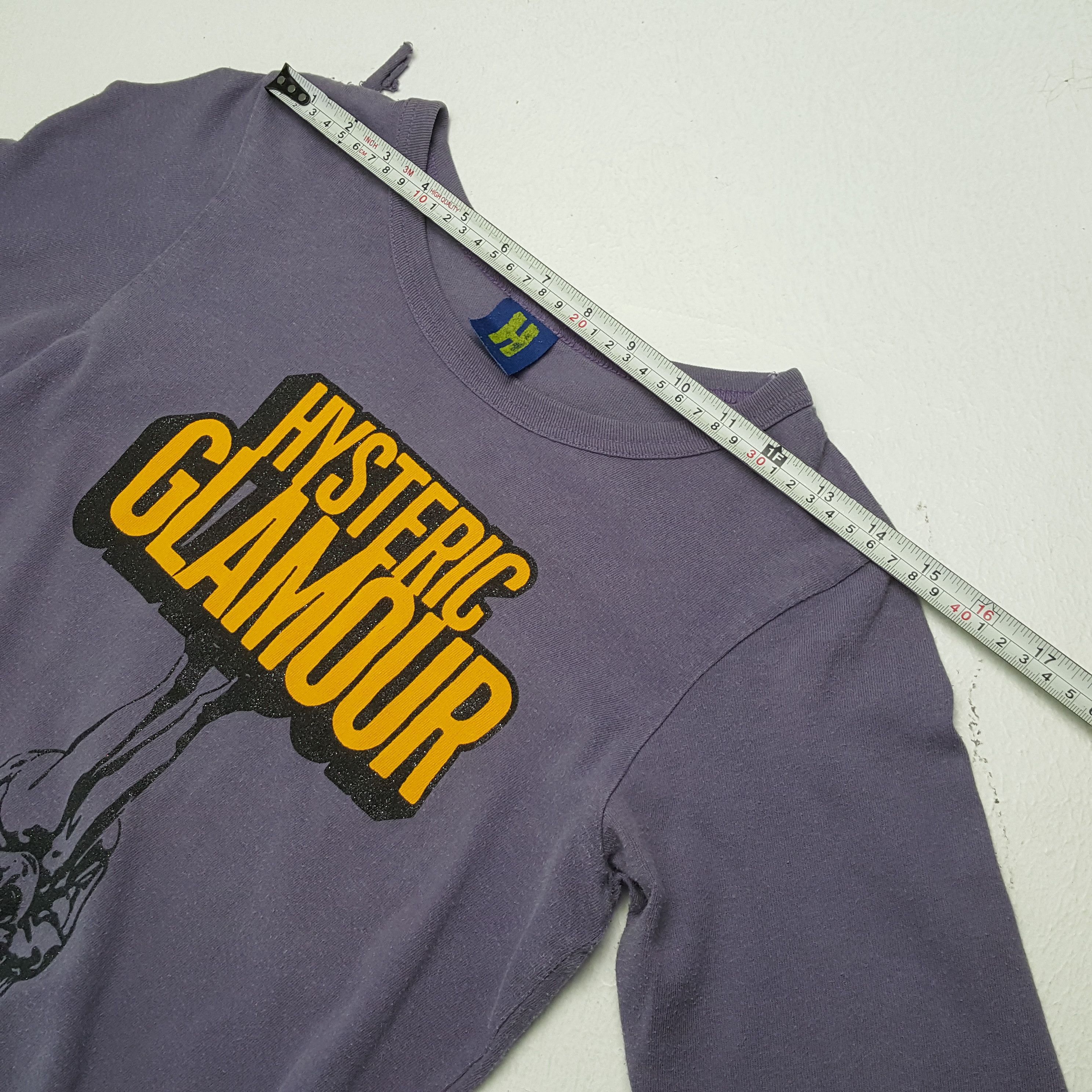 Hysteric Glamour × Japanese Brand × Vintage Vintage HYSTERIC GLAMOUR Japanese Fashion Brand T-Shirts Size S / US 4 / IT 40 - 4 Thumbnail