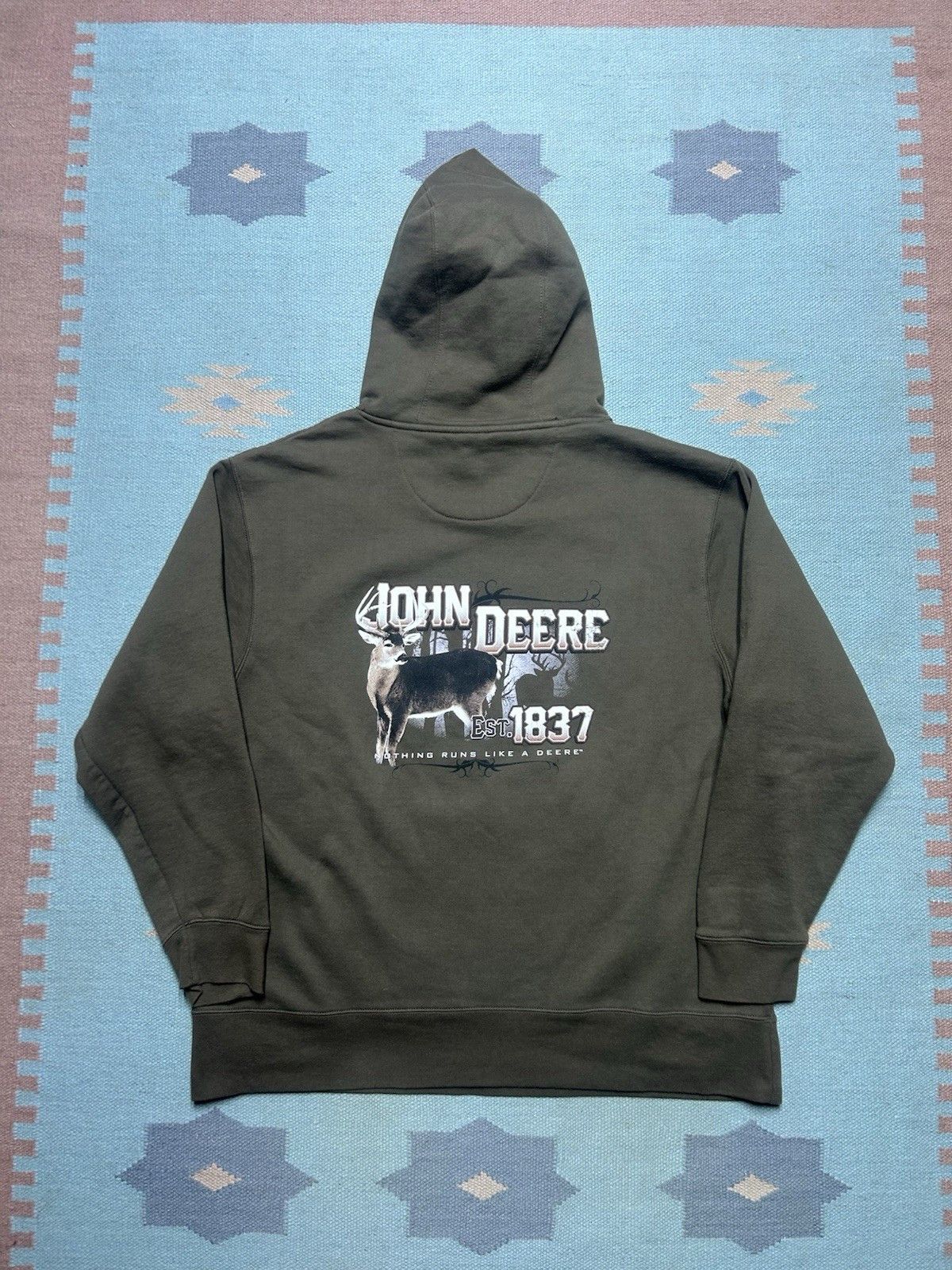 John Deere John Deere hoodie sweatshirt tractors farm hunting brown XL Size US XL / EU 56 / 4 - 1 Thumbnail