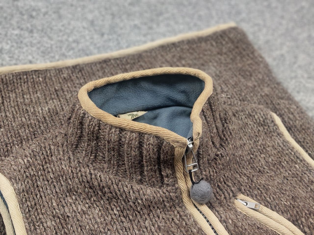 Vintage Pachamama Wool Zip Knit Sleeveless Fleece Vest Jacket Size M / US 6-8 / IT 42-44 - 13 Thumbnail