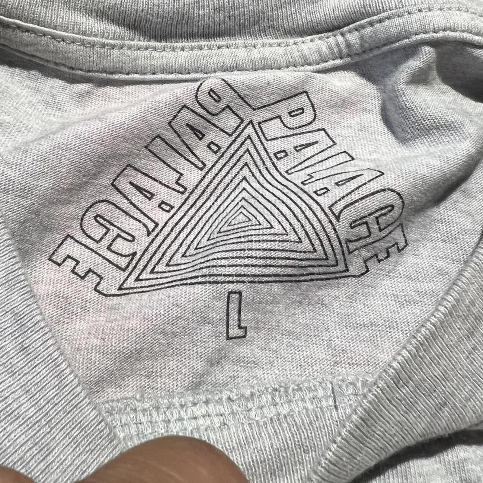 Palace Palace Skateboards Line Stripe Longsleeve Grey T-shirt Size US L / EU 52-54 / 3 - 4 Thumbnail