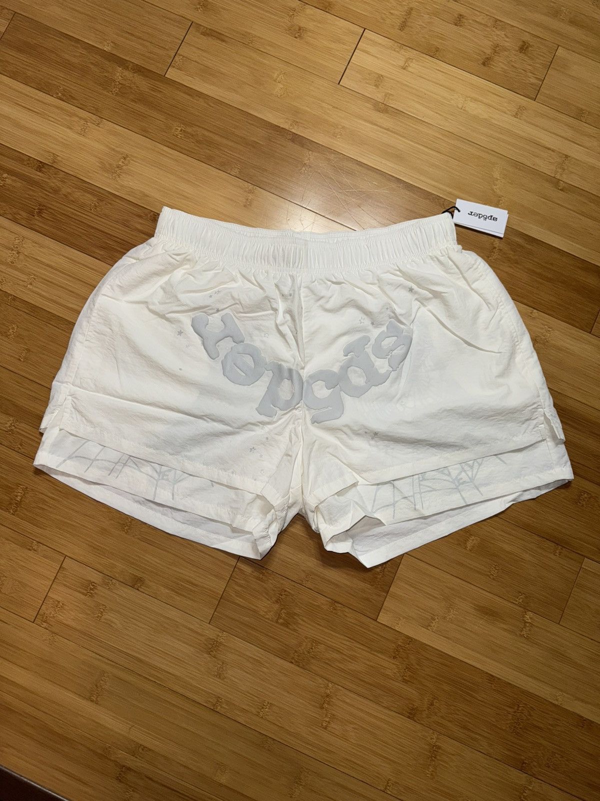 Sp5der Sp5der OG white Web Double Layer Short - XL Size US 38 / EU 54 - 1 Thumbnail