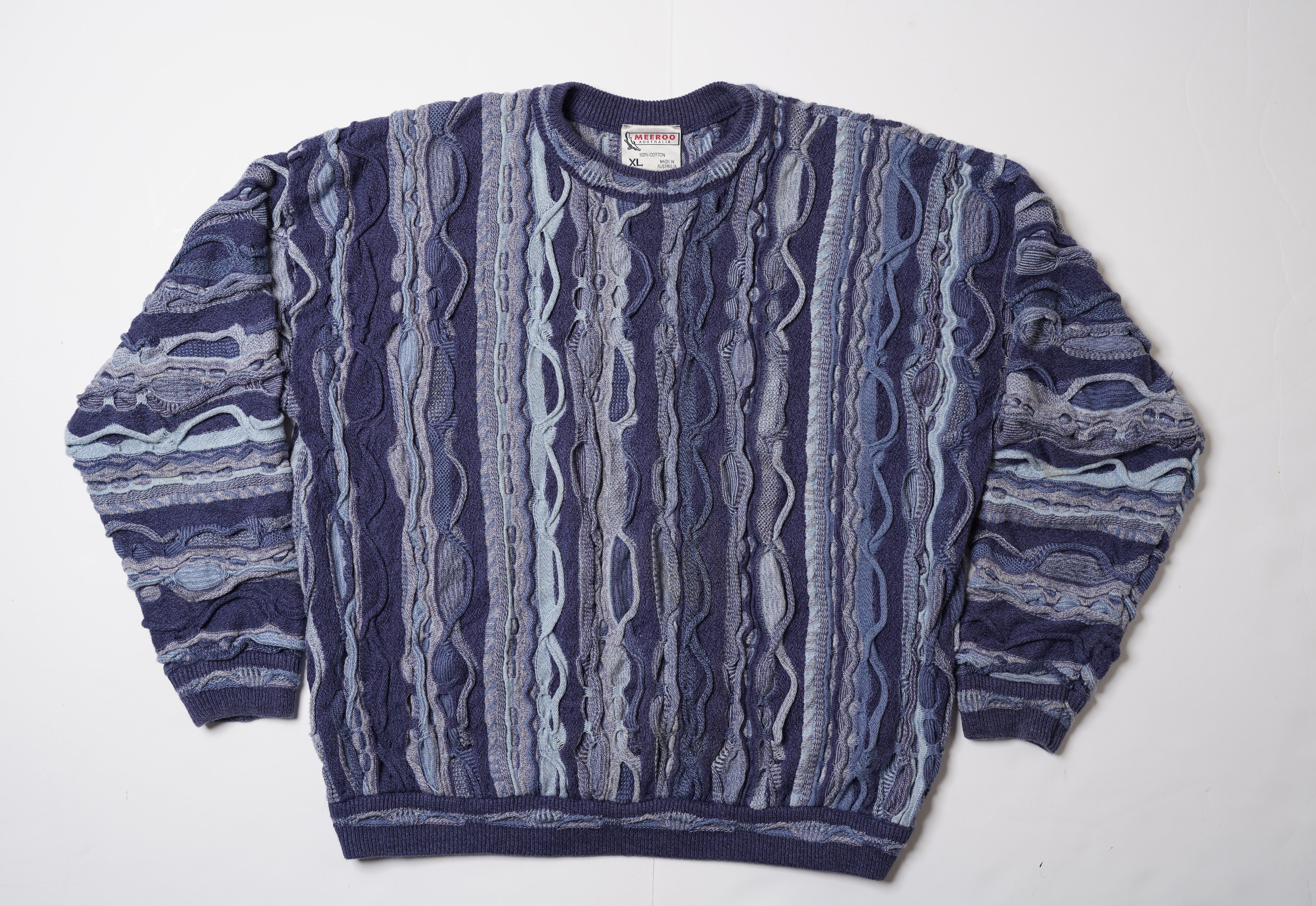 Vintage Coogi Style Cable Knit 3D Sweater Size US M / EU 48-50 / 2 - 1 Thumbnail