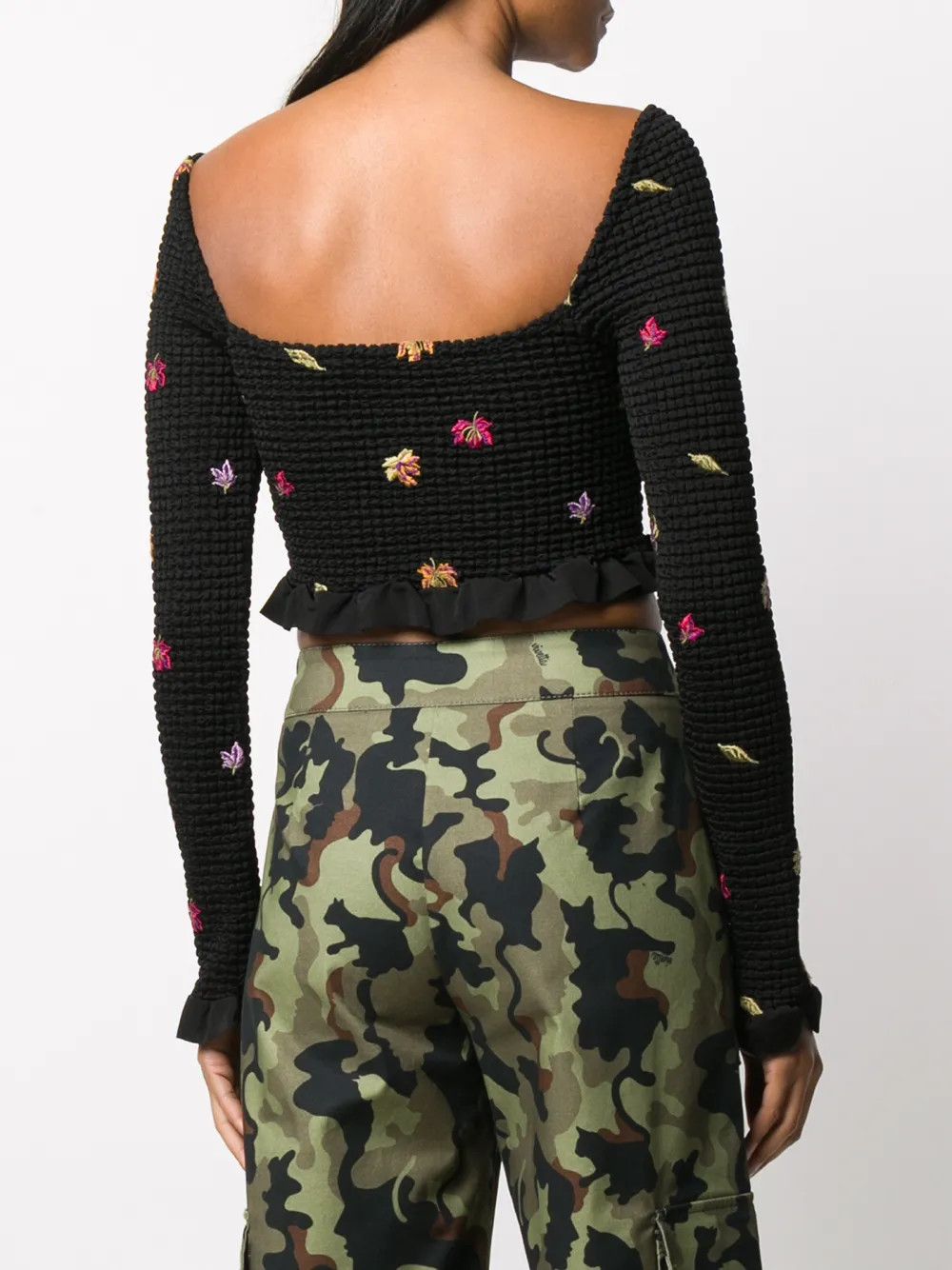 Off-White o1y1225 Crop Top in Multicolor Size XS / US 0-2 / IT 36-38 - 4 Thumbnail
