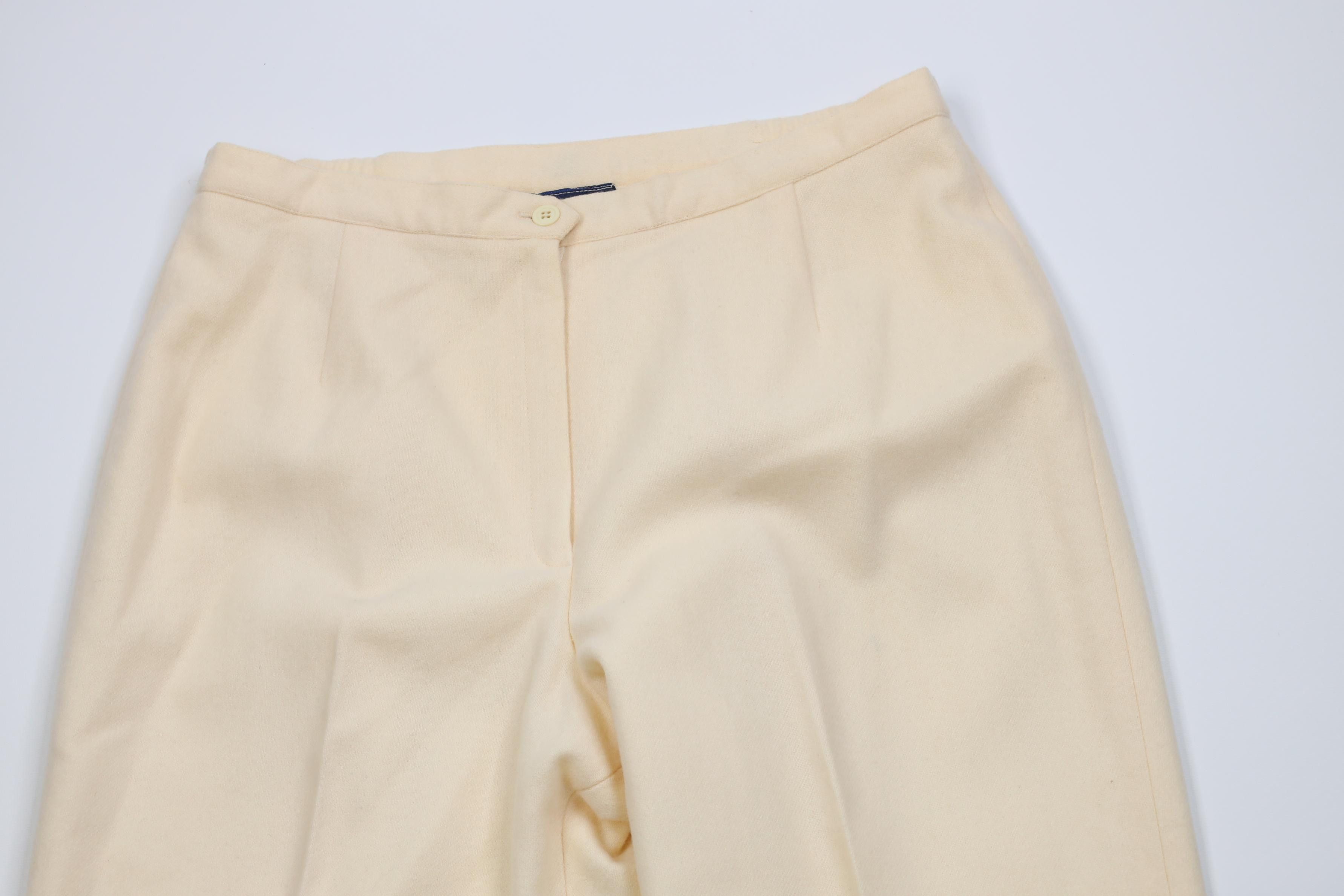 Vintage Vintage 80s 90s Streetwear Relaxed Wide Leg Pants Yellow USA Size 40" / US 18 - 2 Thumbnail