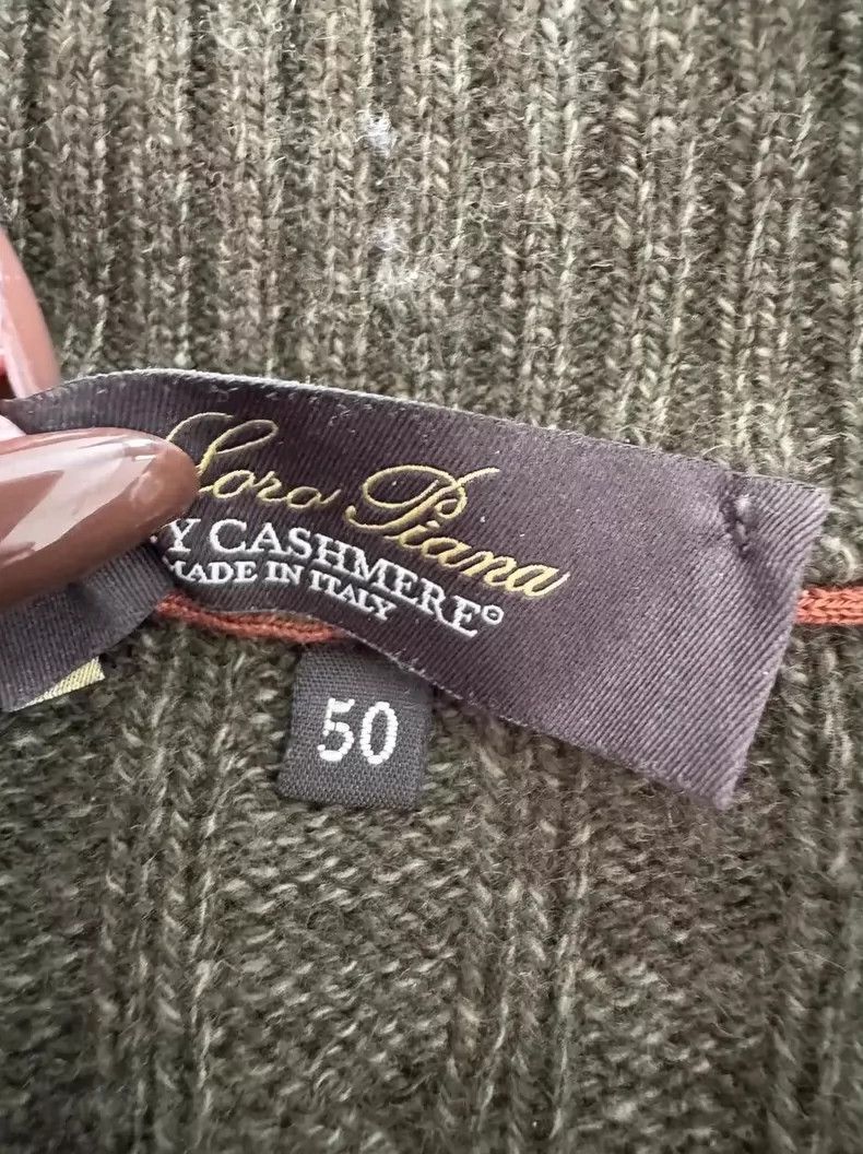 Loro Piana LORO PIANA Men's cashmere sweater Size US L / EU 52-54 / 3 - 6 Thumbnail