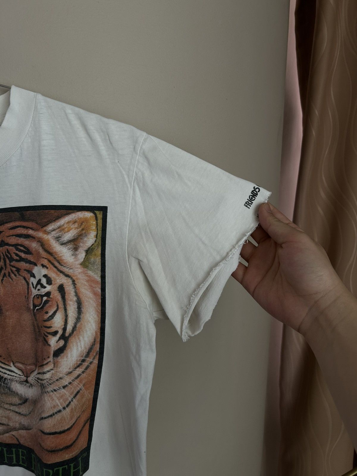 Vintage Thrashed Vintage Nature Tiger Shirt Size US L / EU 52-54 / 3 - 5 Thumbnail
