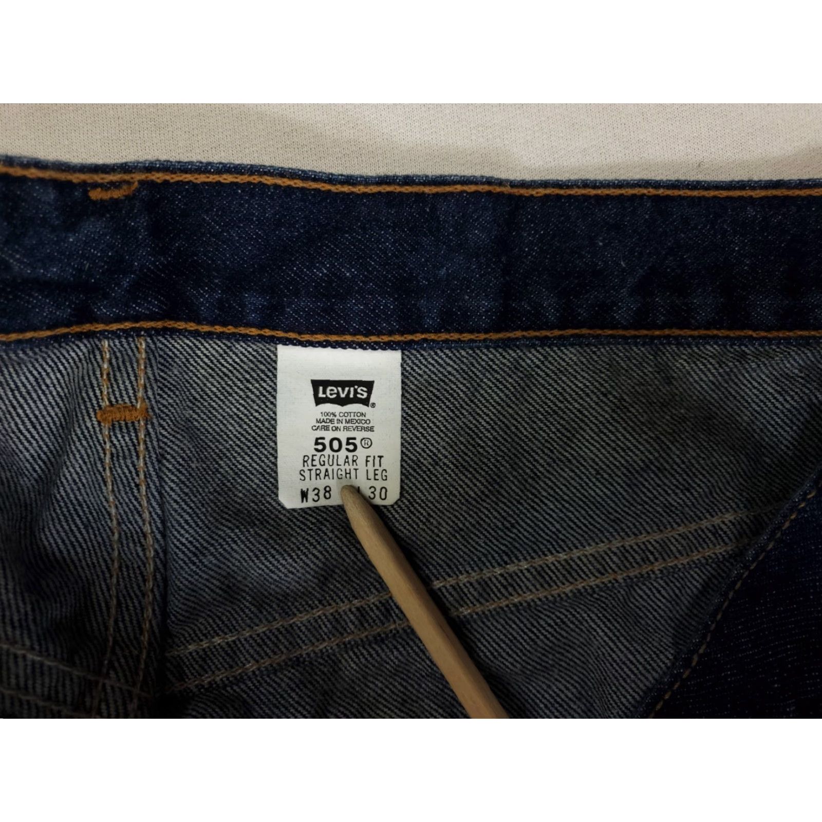 Levi's VINTAGE Levi's 505 VTG Y2K Regular Fit Jeans Blue Mens 36x30 Inseam 30 5-Pocket Design Denim Cotton Straight Size US 36 / EU 52 - 2 Thumbnail