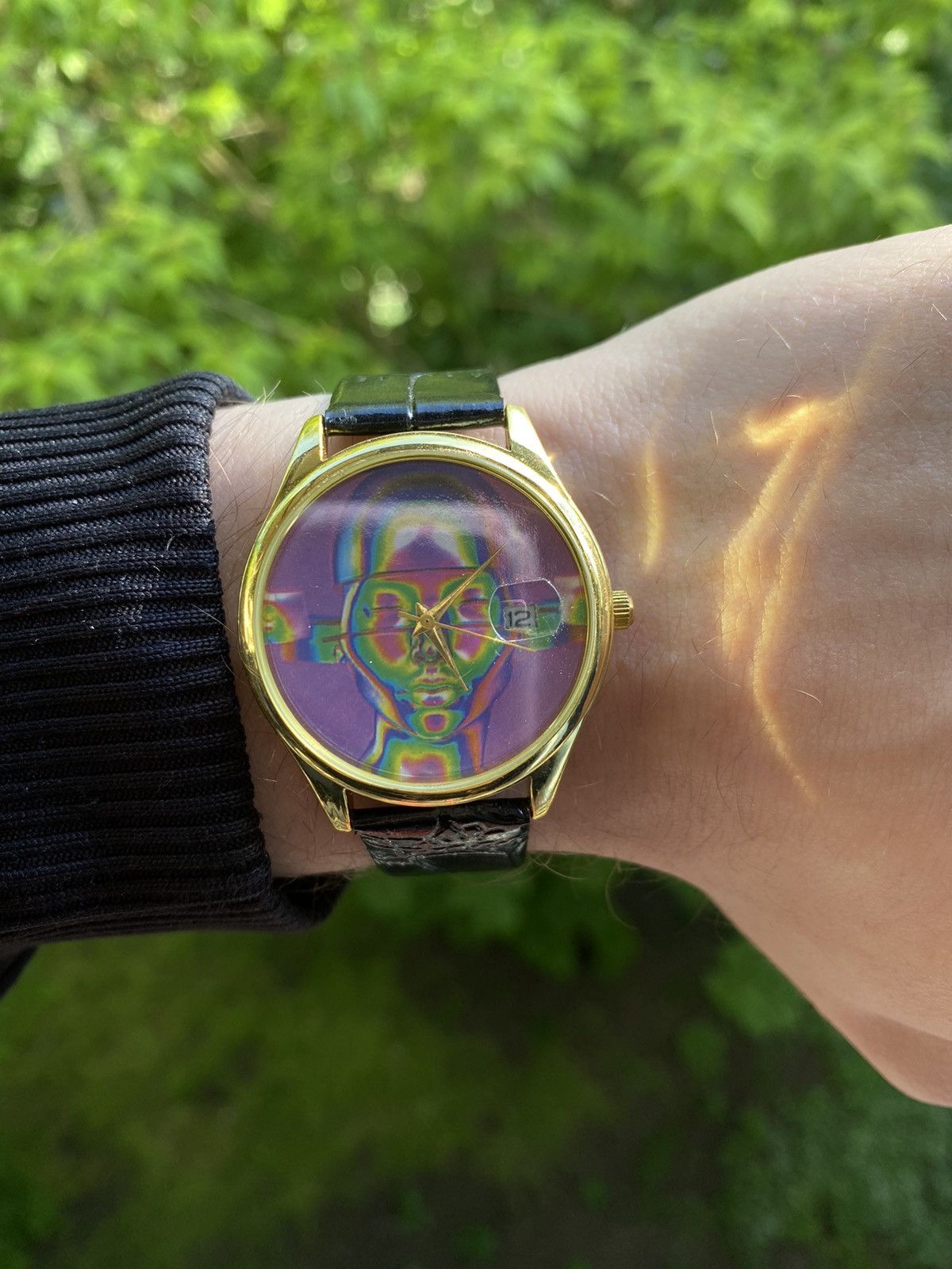 Japanese Brand × Jewelry × Vintage Stylish Art Watch with Unique Face Design Size ONE SIZE - 4 Thumbnail