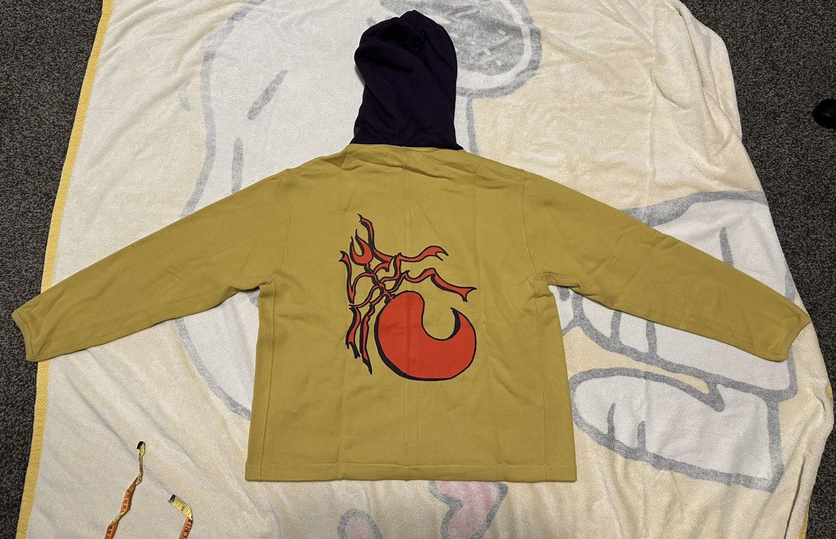 Kiko Kostadinov Sharif Farrag Ant Fleece Hooded Jacket Sunflower Size US M / EU 48-50 / 2 - 10 Thumbnail