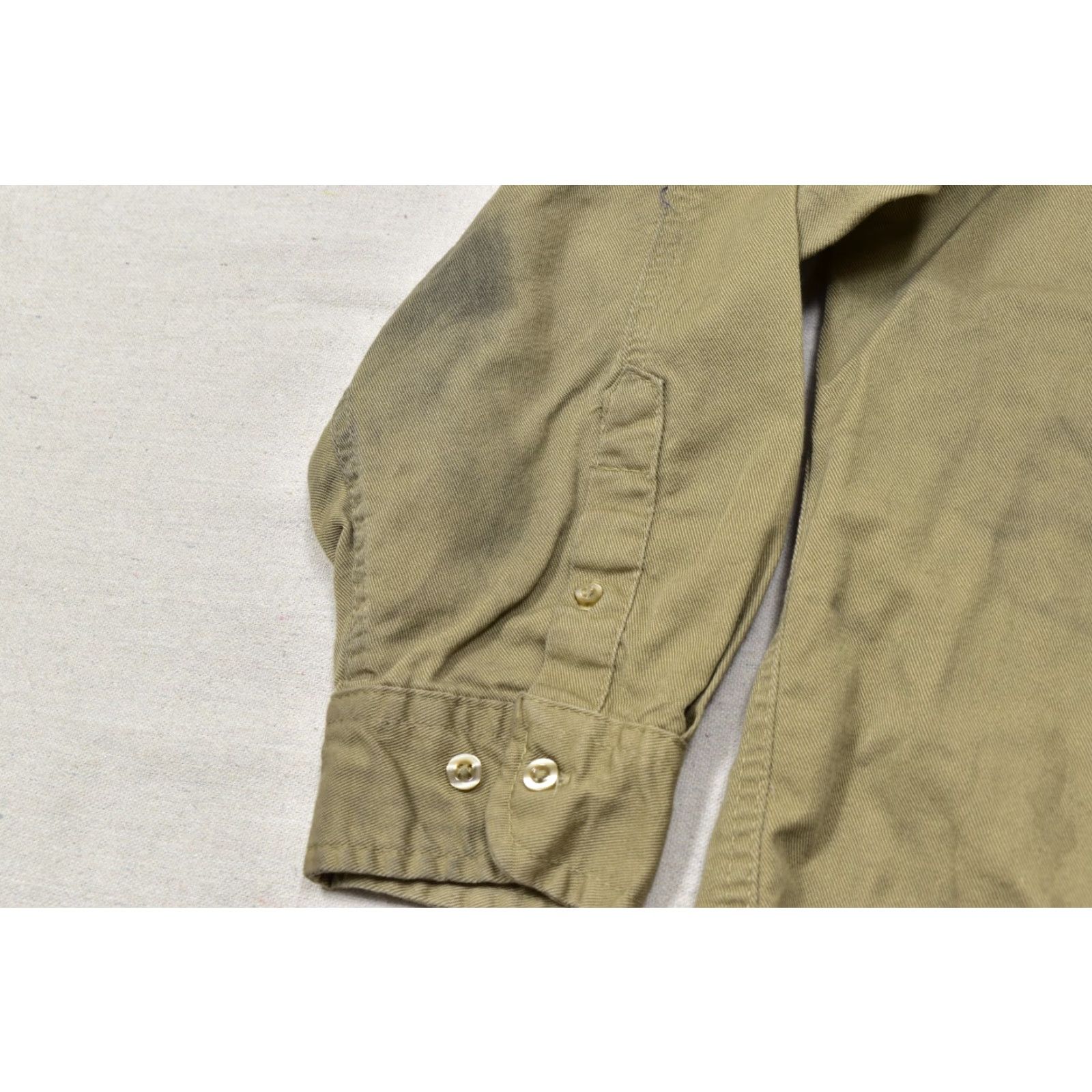 Vintage VINTAGE? Portwest Bizflame FR89 Men's 3XL Khaki Flame Resistant FR Work Shirt Long Sleeve Size US XXL / EU 58 / 5 - 2 Thumbnail