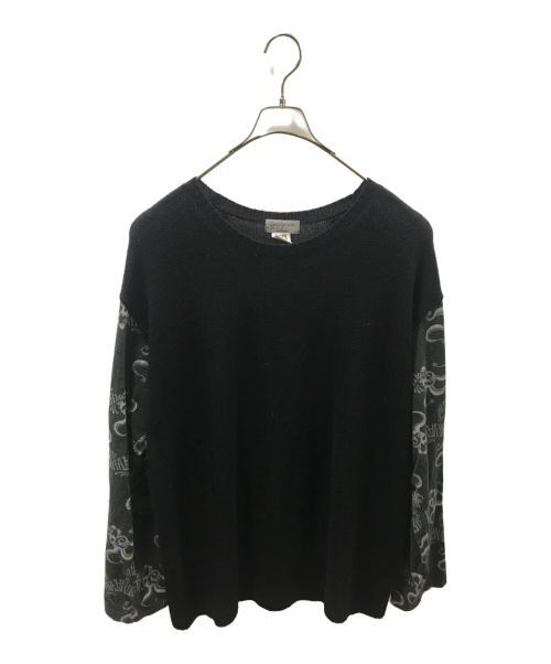 Yohji Yamamoto Yohji Yamamoto pour homme sleeve switching knit Size US L / EU 52-54 / 3 - 1 Thumbnail