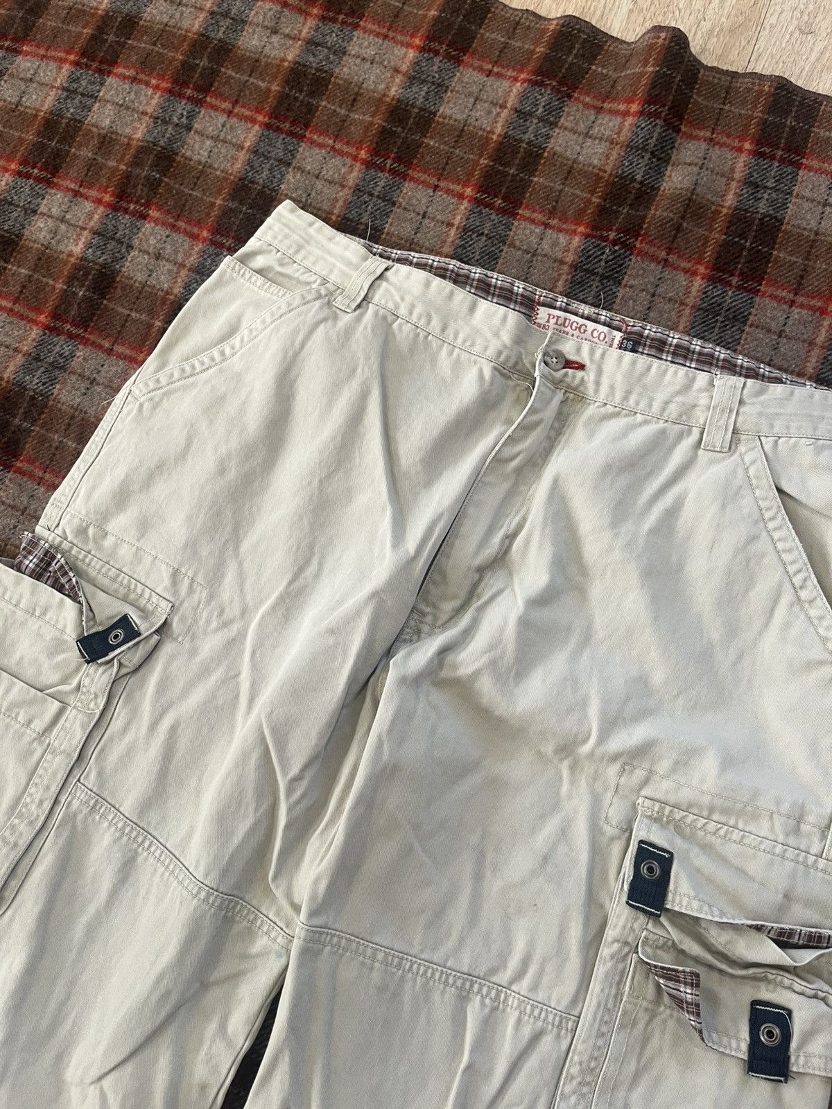 JNCO Vintage 90’s Super Baggy Wide Leg PLUGG Cargo Jeans Pants Size US 36 / EU 52 - 5 Thumbnail