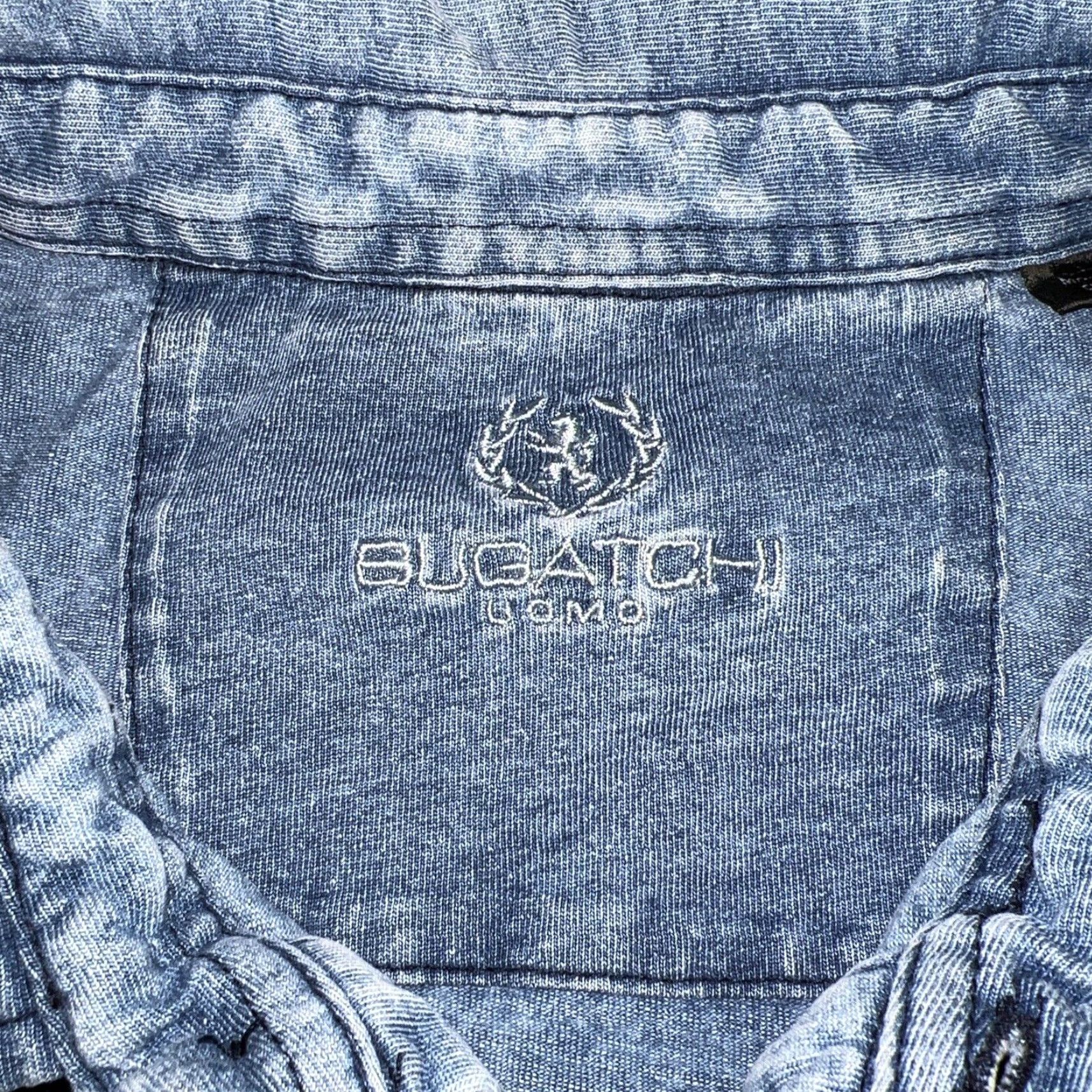 BUGATCHI VINTAGE Bugatchi Uomo Polo Shirt Mens 2XL Blue Size US XXL / EU 58 / 5 - 3 Thumbnail