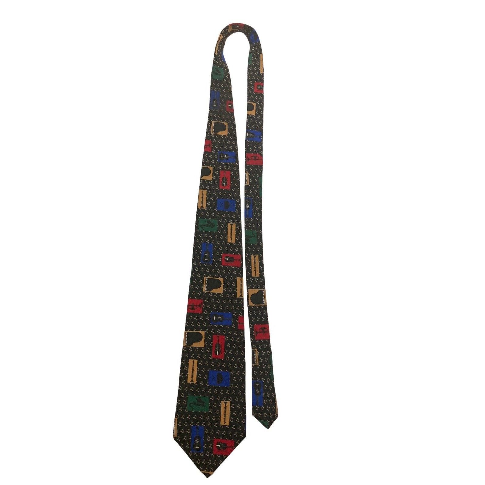 Vicky Davis Vicky Davis Men's NeckTie Instrumental Musical Notes Size ONE SIZE - 2 Thumbnail