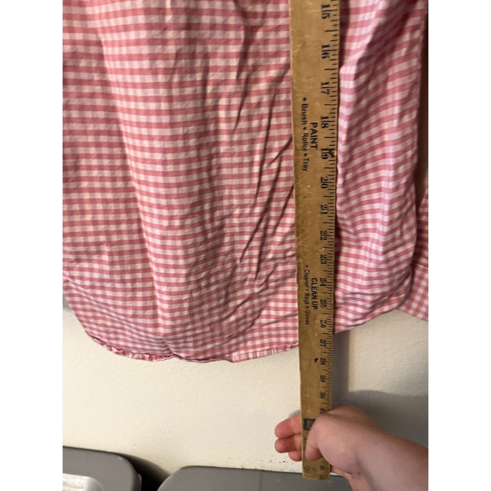 H&M H&M Button-Up Shirt Mens Long Sleeve Pink Gingham Cotton Size S Small Casual Vintage (if applicable) Size US S / EU 44-46 / 1 - 4 Thumbnail
