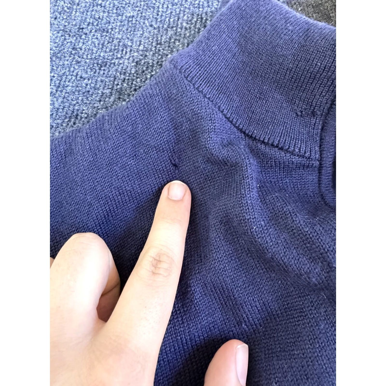 Polo Ralph Lauren Polo Golf Ralph Lauren Sweater Mens XL Blue 1/4 Zip Mock Neck Merino Lined Size US XL / EU 56 / 4 - 7 Thumbnail