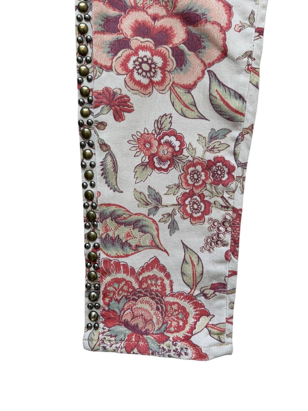 Denim & Supply Ralph Lauren Denim & Supply Ralph Lauren Floral Flowers Skinny Jeans Size 31" - 6 Thumbnail