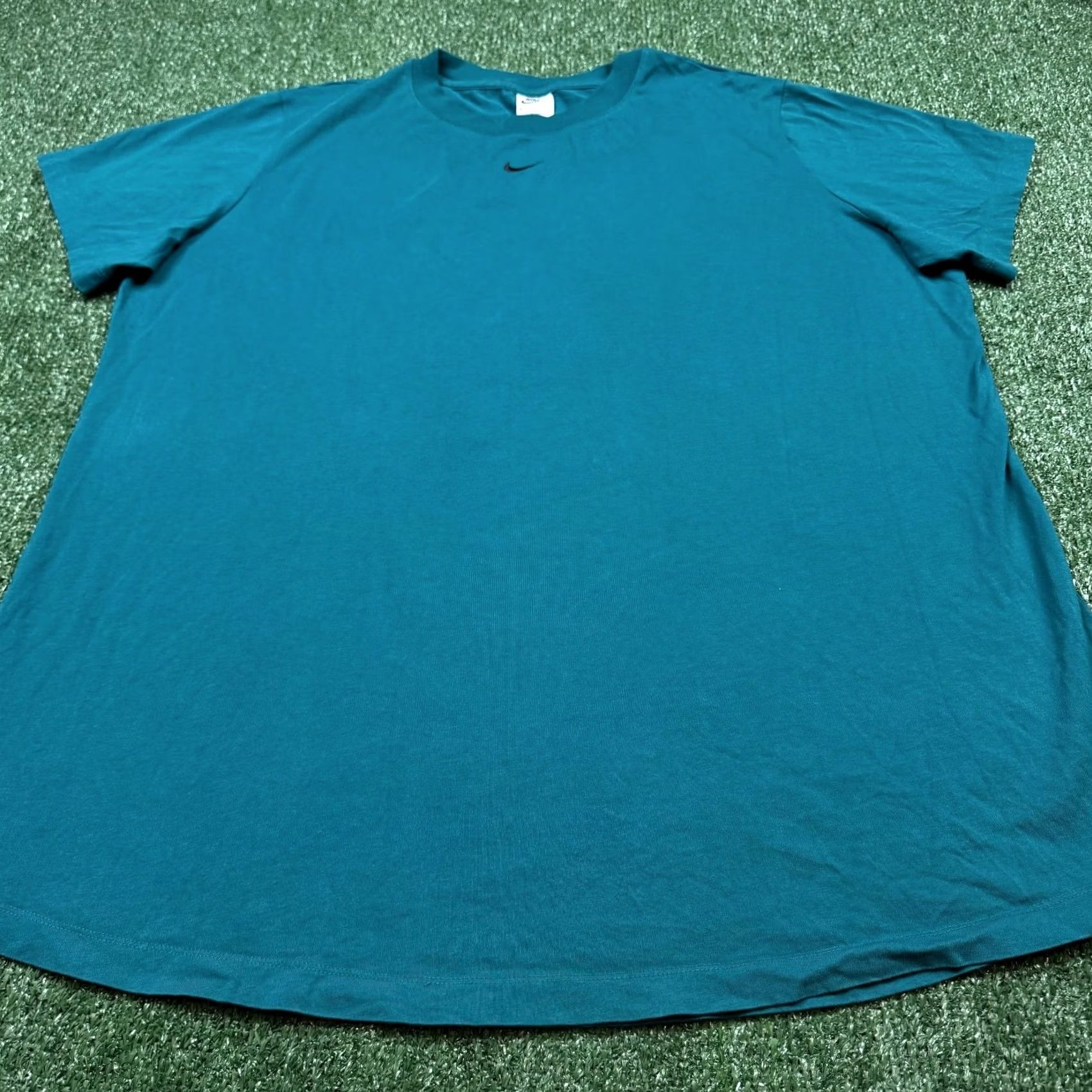 Nike Nike Dri-FIT T Shirt Women's 1X Blue Short Sleeve Running Plus Shirt Size XL / US 12-14 / IT 48-50 - 3 Thumbnail