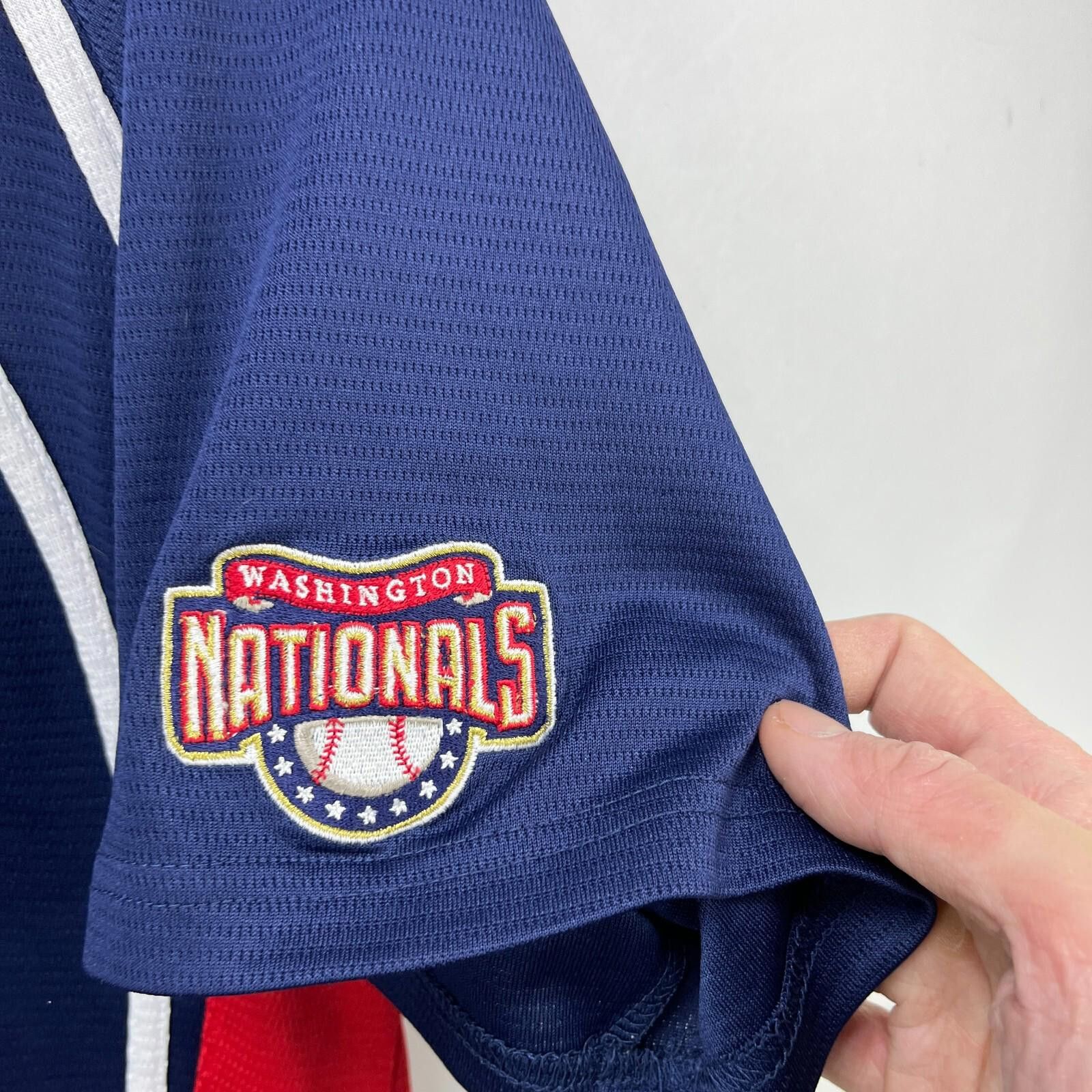 Majestic Vintage DC Washington Nationals MLB Majestic Shirt Large Size ONE SIZE - 4 Thumbnail