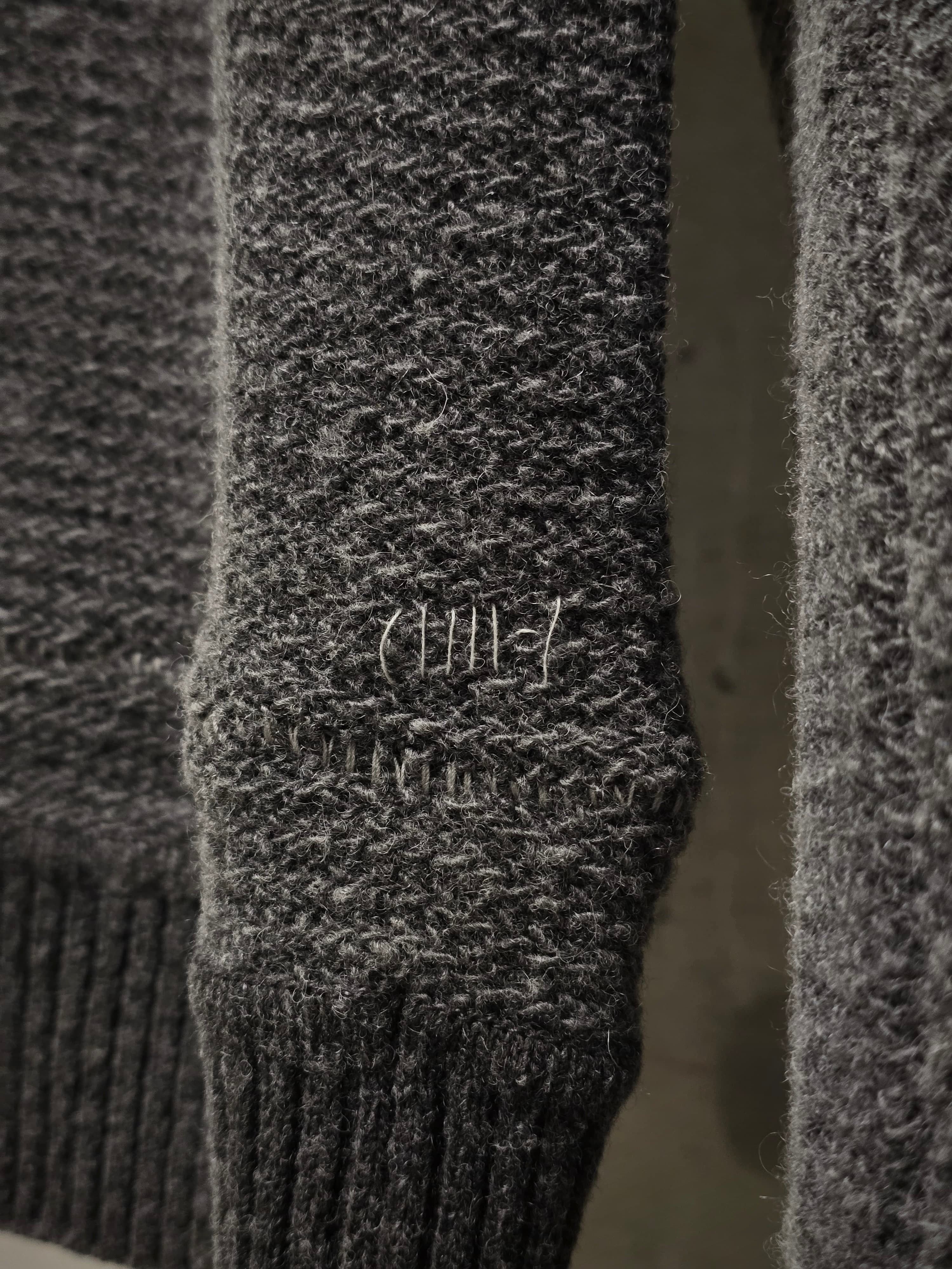 Taichi Murakami Taichi Murakami AW16-17 Grey Wool Ramie Knit Sweater Size US S / EU 44-46 / 1 - 5 Thumbnail