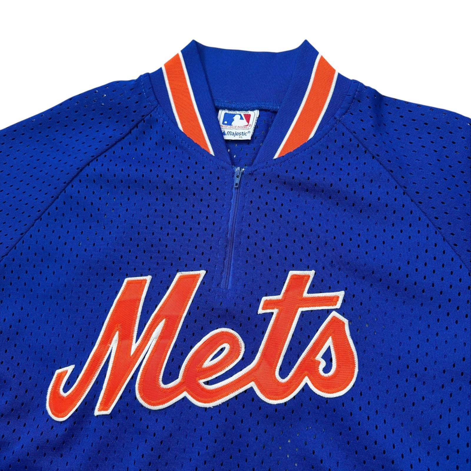 MLB VTG 80s 90s NEW YORK METS MAJESTIC BATTING PRACTICE JERSEY Size US XL / EU 56 / 4 - 2 Thumbnail
