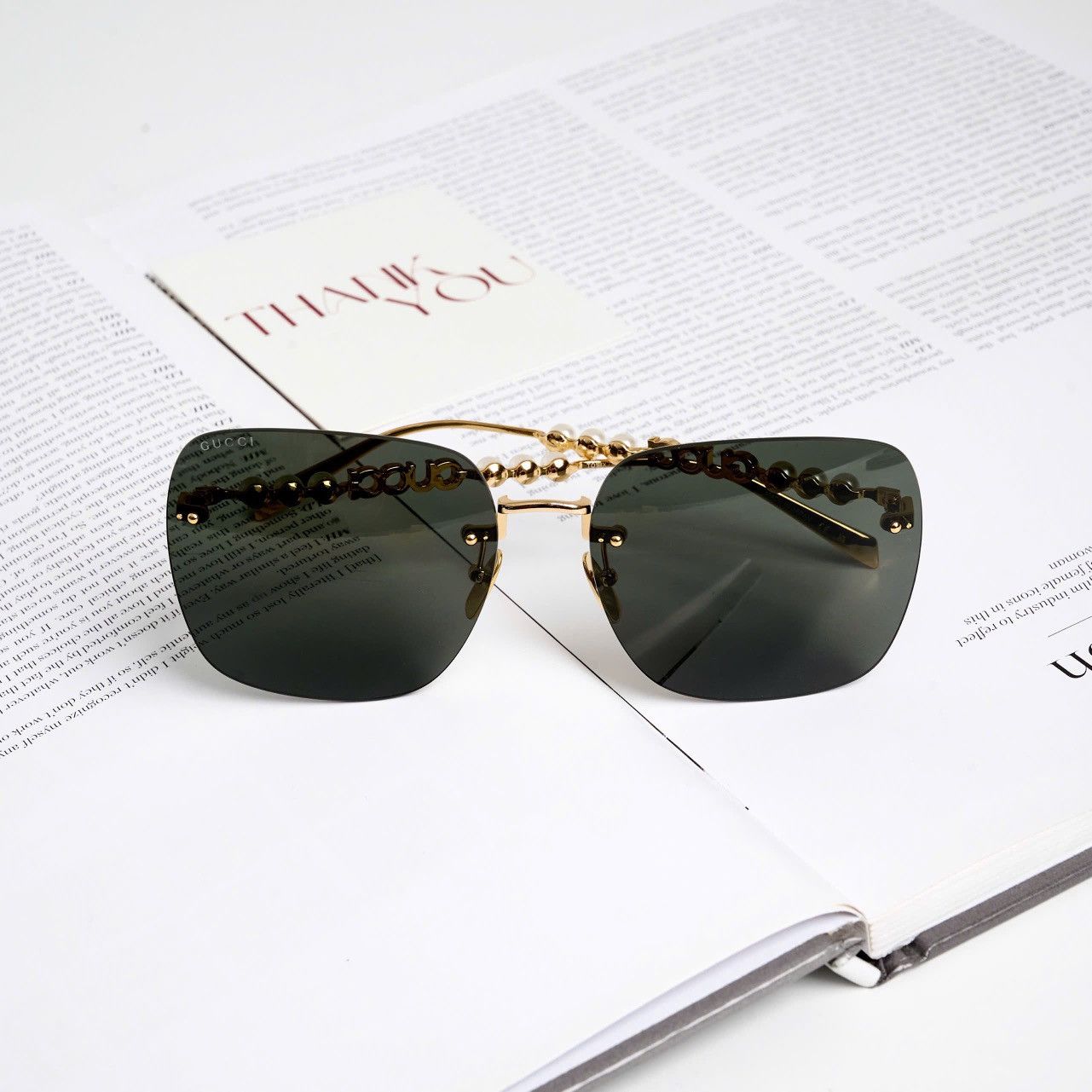 Gucci GUCCI GG1923SA 001 SUNGLASSES Size ONE SIZE - 6 Thumbnail